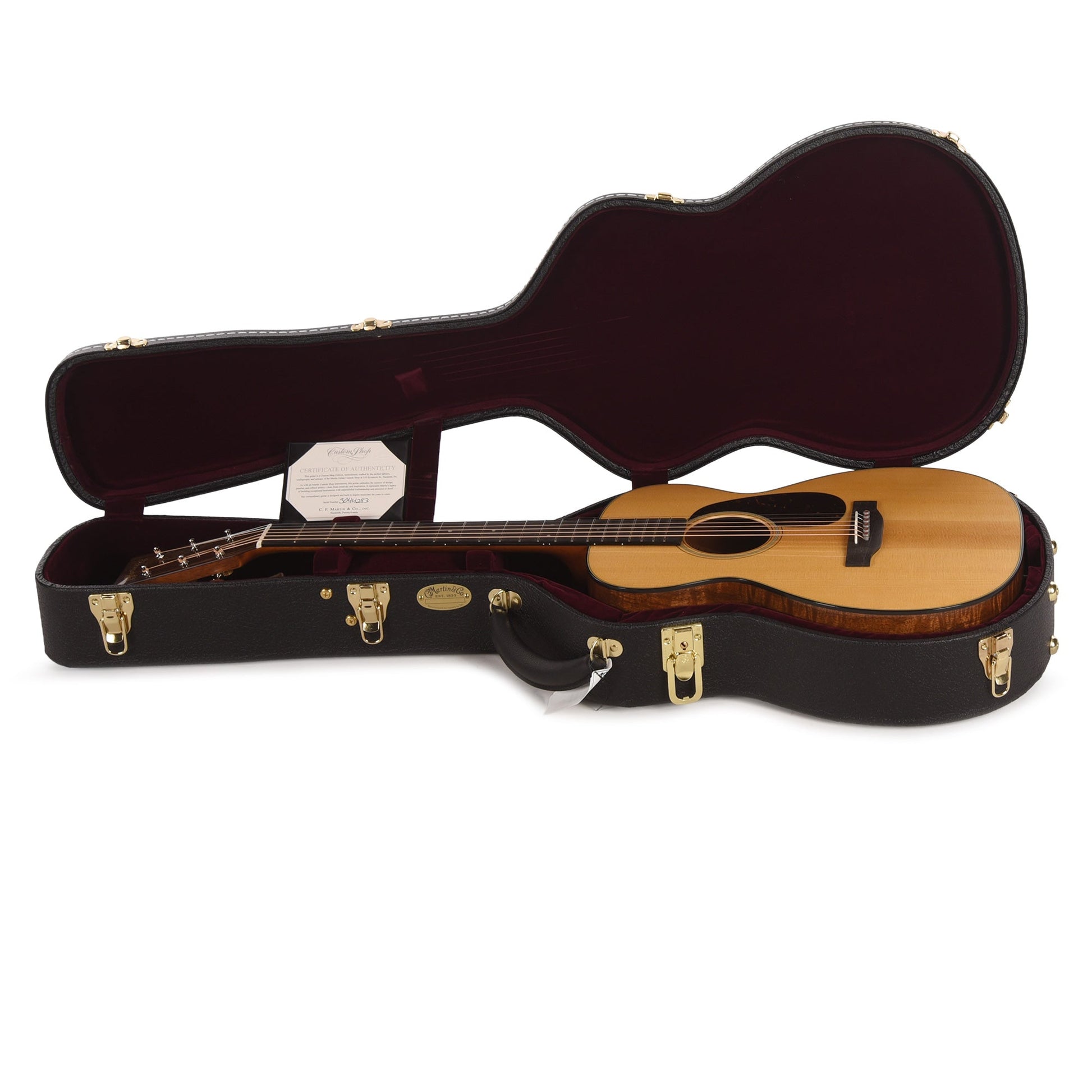 Martin Custom Shop 0-18 Style Concert Adirondack Spruce VTS/Flamed Mahogany Natural Vintage Gloss