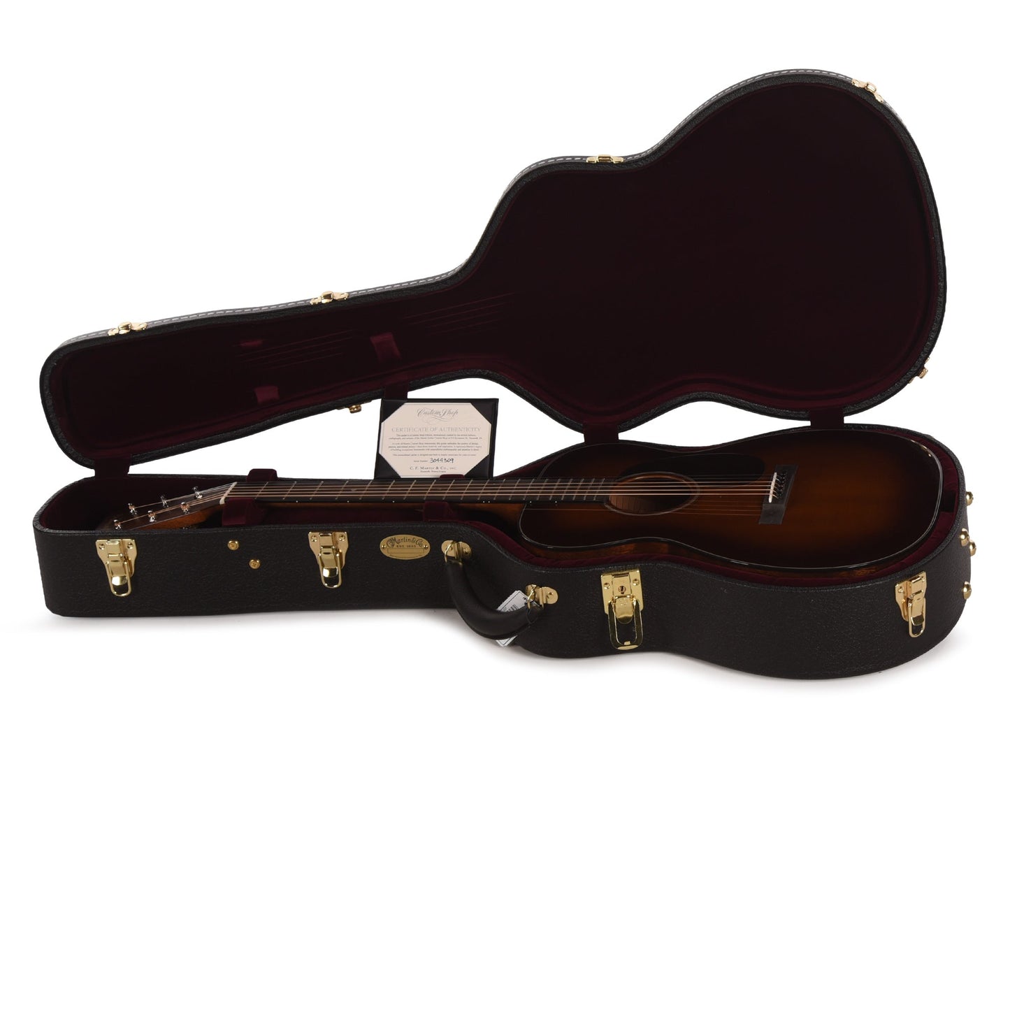 Martin Custom Shop 00-18 Style Grand Concert Sitka Spruce VTS/Quilted Pommele Sapele Ambertone 1933