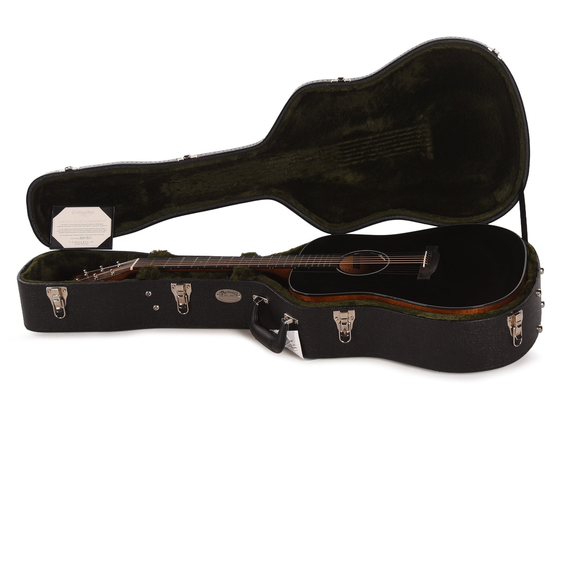 Martin Custom Shop 18-Style Dreadnought VTS Sitka Spruce/Mahogany Black Top