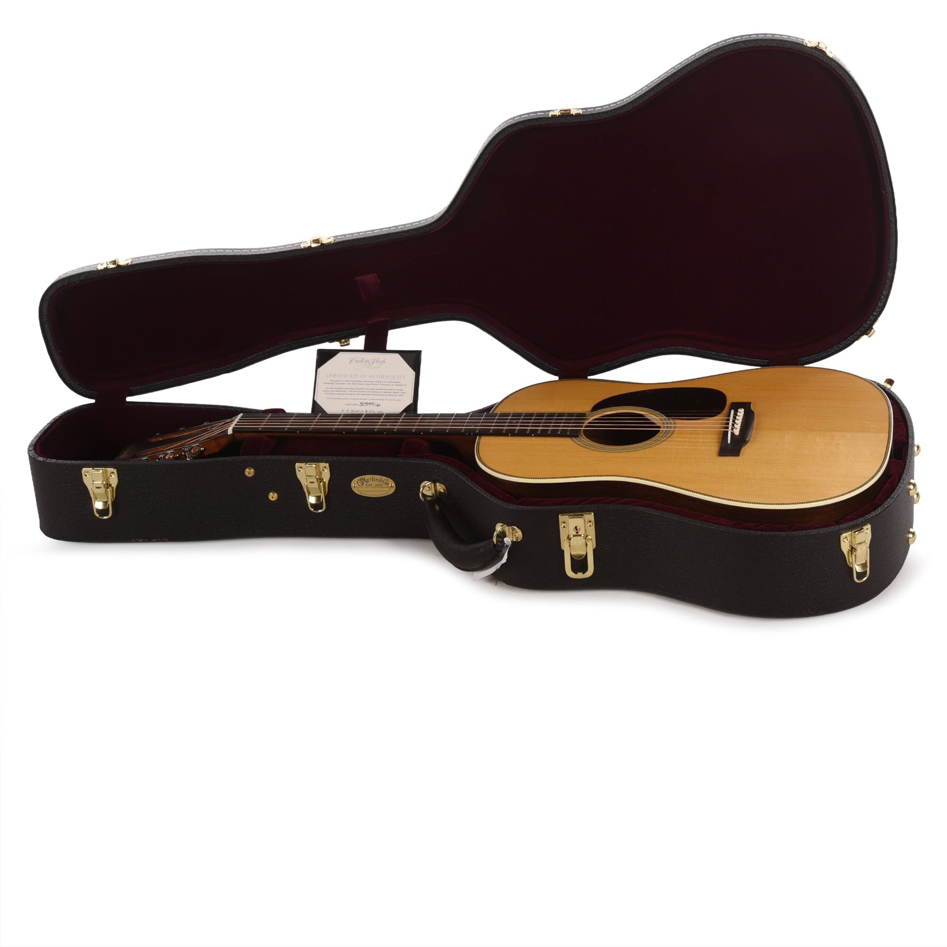 Martin Custom Shop 28-Style 12-Fret Dreadnought VTS Adirondack Spruce/East Indian Rosewood Natural Aging Toner