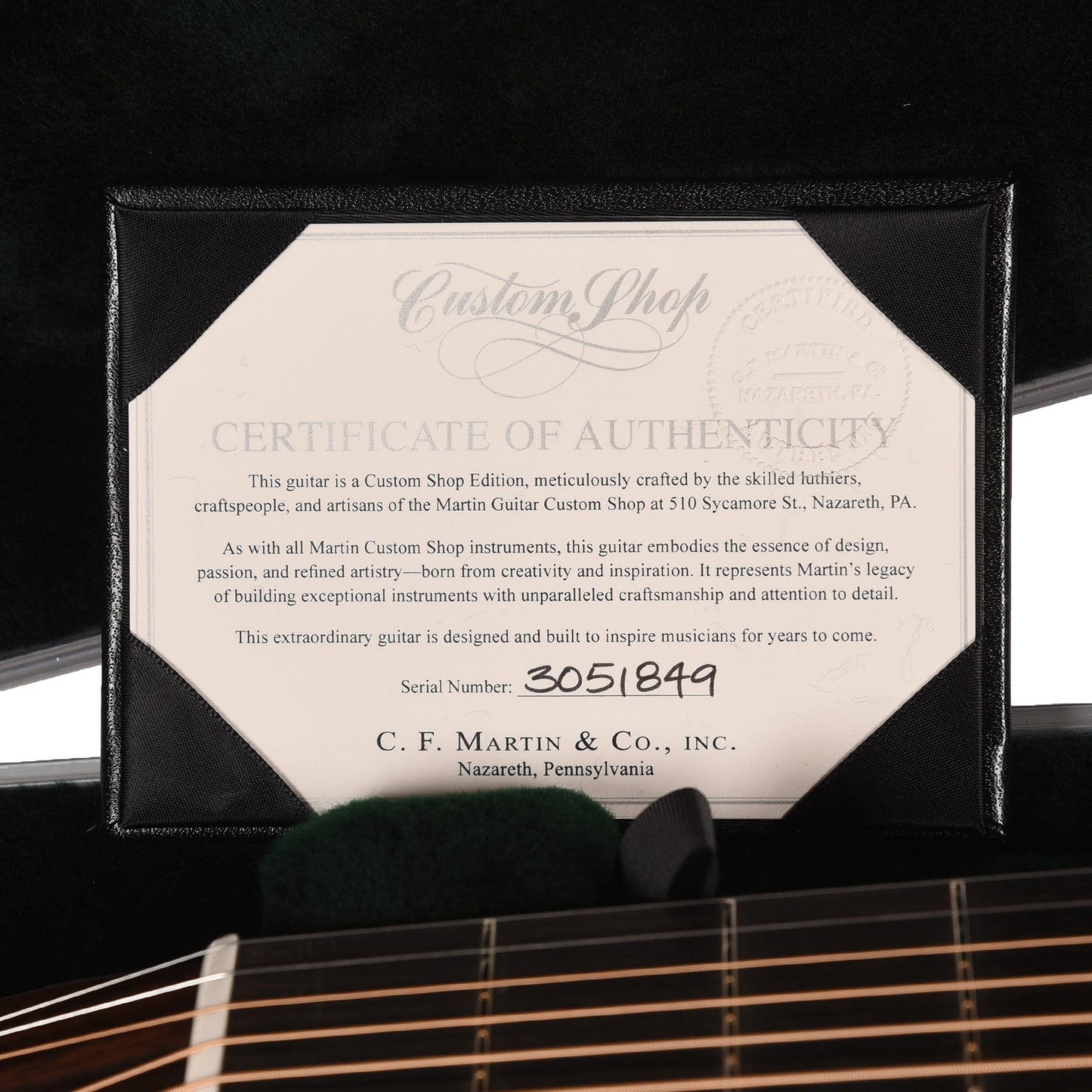 Martin Custom Shop 28-Style Dreadnought VTS Sitka Spruce/East Indian Rosewood Black Top