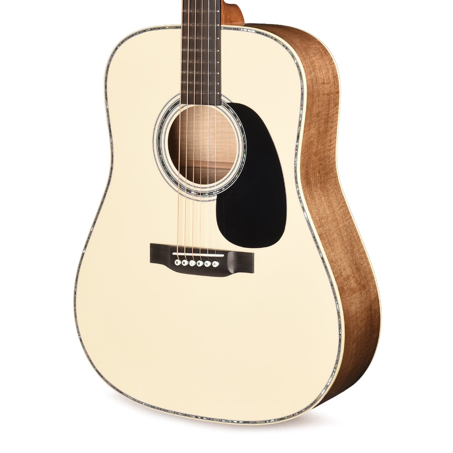 Martin Custom Shop HD-28 Style Dreadnought Adirondack Spruce VTS/Flamed Myrtlewood Antique White Top