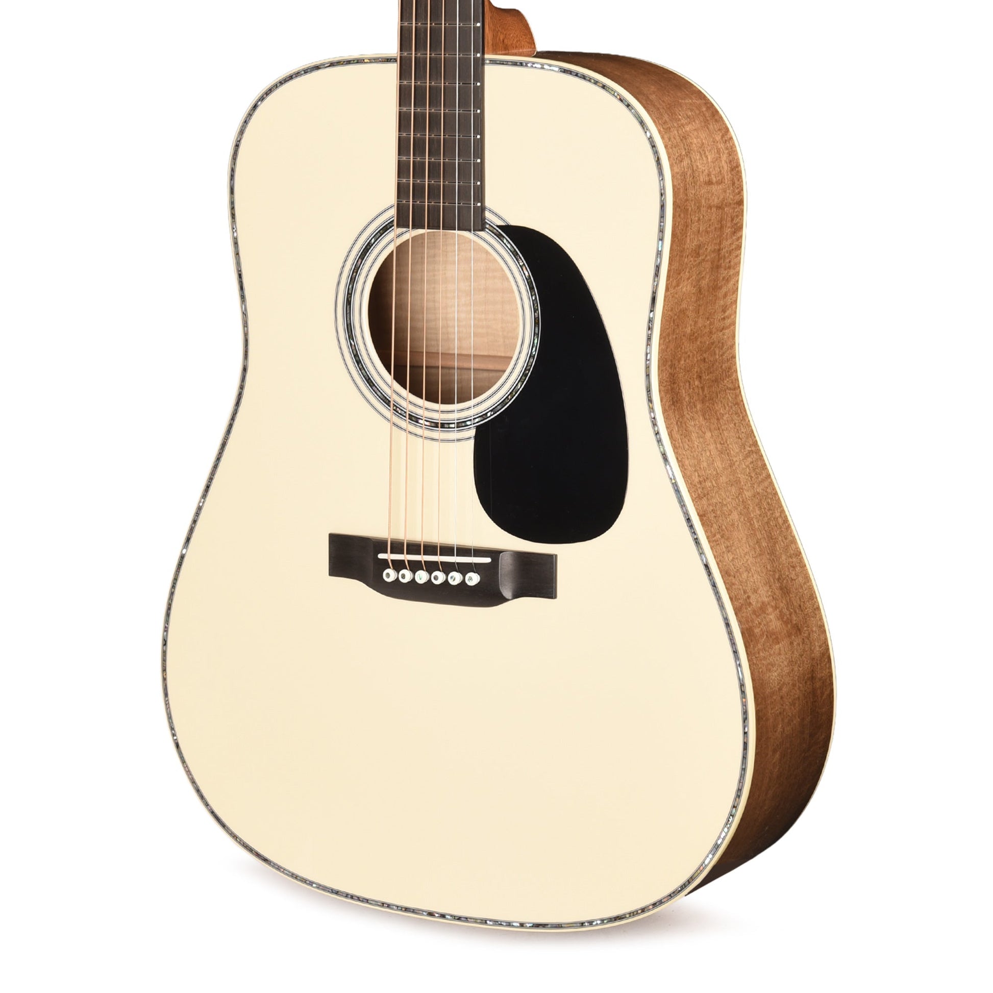 Martin Custom Shop HD-28 Style Dreadnought Adirondack Spruce VTS/Flamed Myrtlewood Antique White Top