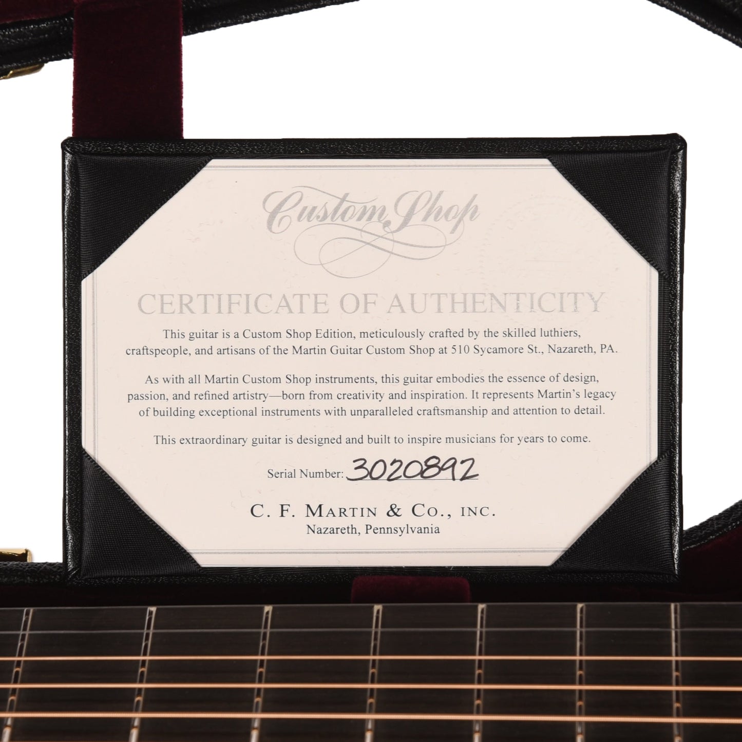 Martin Custom Shop HD-28 Style Dreadnought Adirondack Spruce VTS/Flamed Myrtlewood Antique White Top