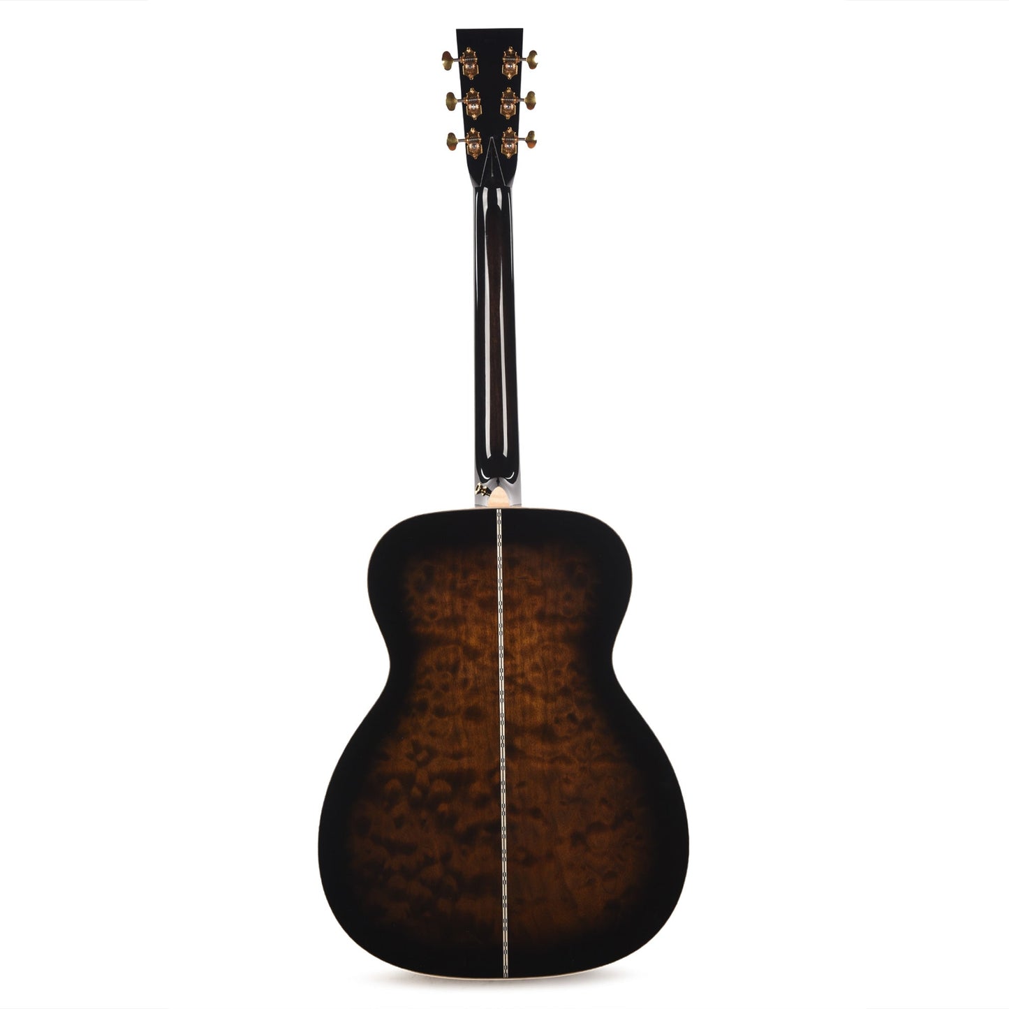Martin Custom Shop M Paisley Engelmann Spruce/Quilted Maple Ember Burst