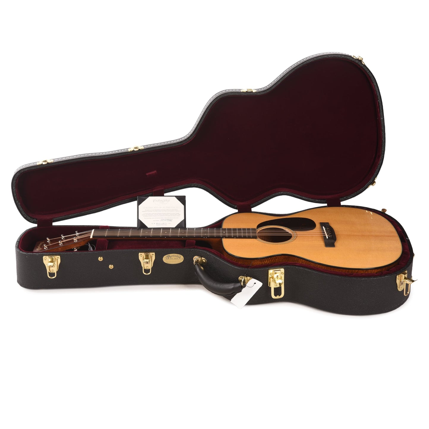 Martin Custom Shop OM-18 Style Auditorium Sitka Spruce VTS/Flamed Mahogany Natural