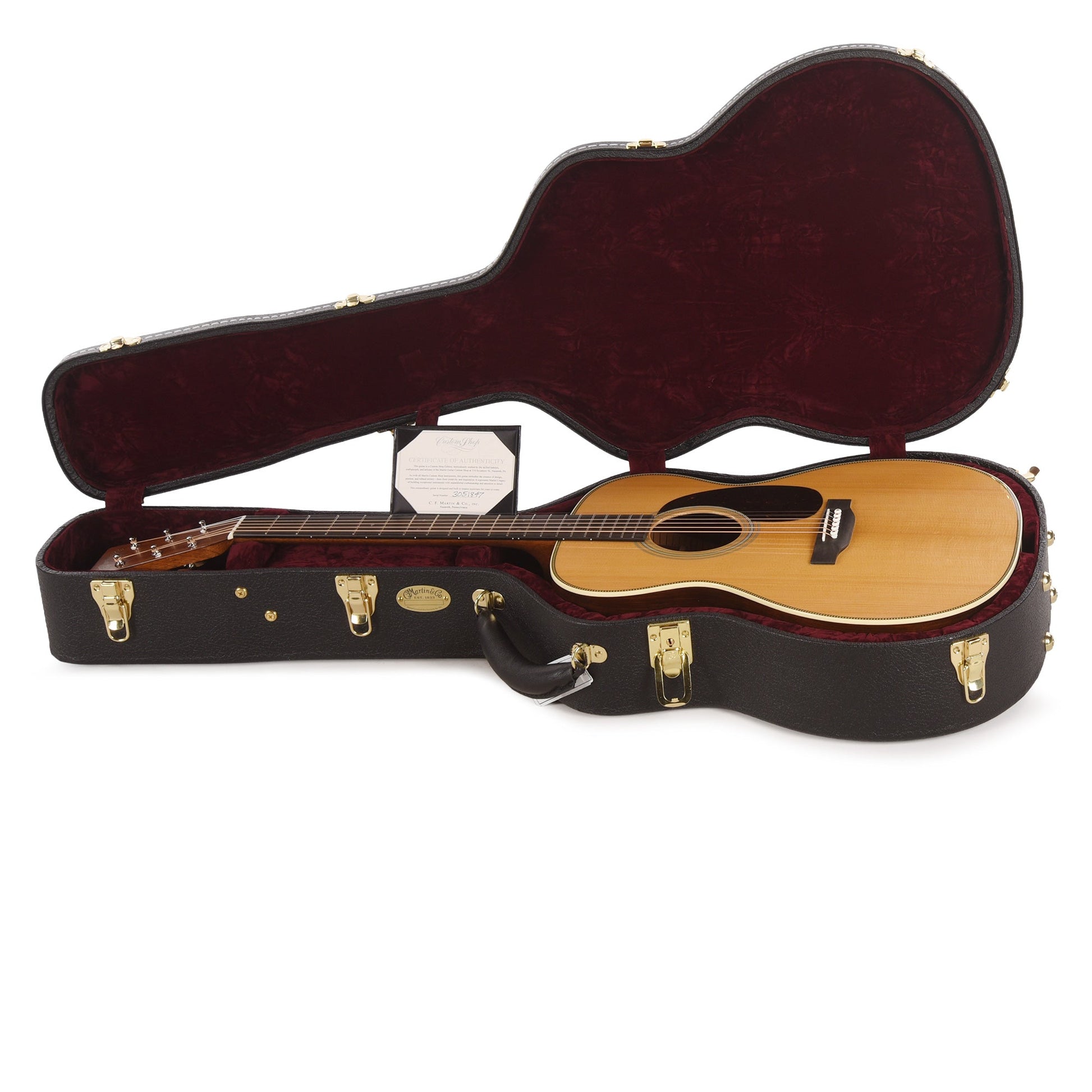 Martin Custom Shop OM-28 Style Auditorium Adirondack Spruce VTS/Guatemalan Rosewood Natural