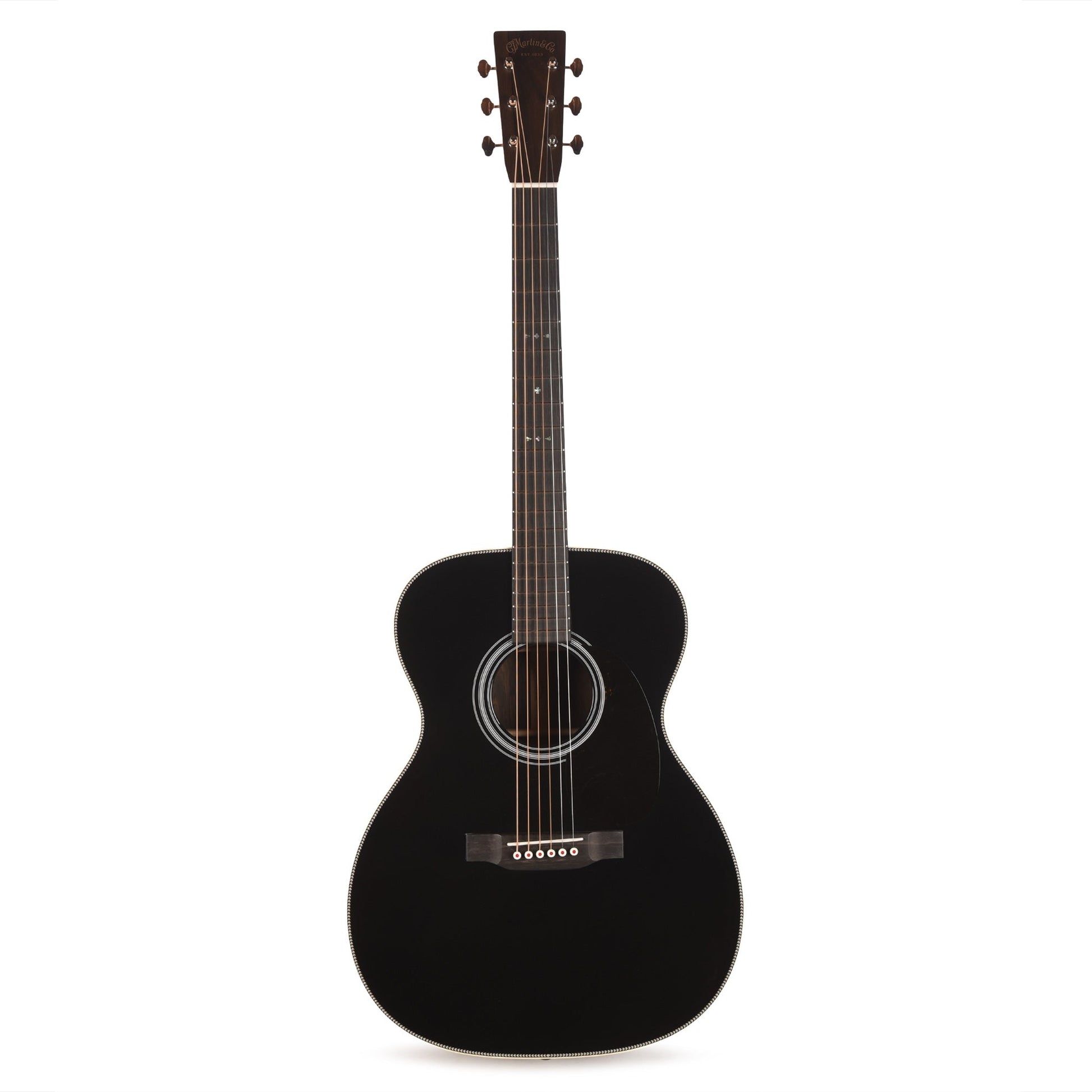 Martin Custom Shop OM-28 Style Auditorium Adirondack Spruce VTS/Ziricote Black Top