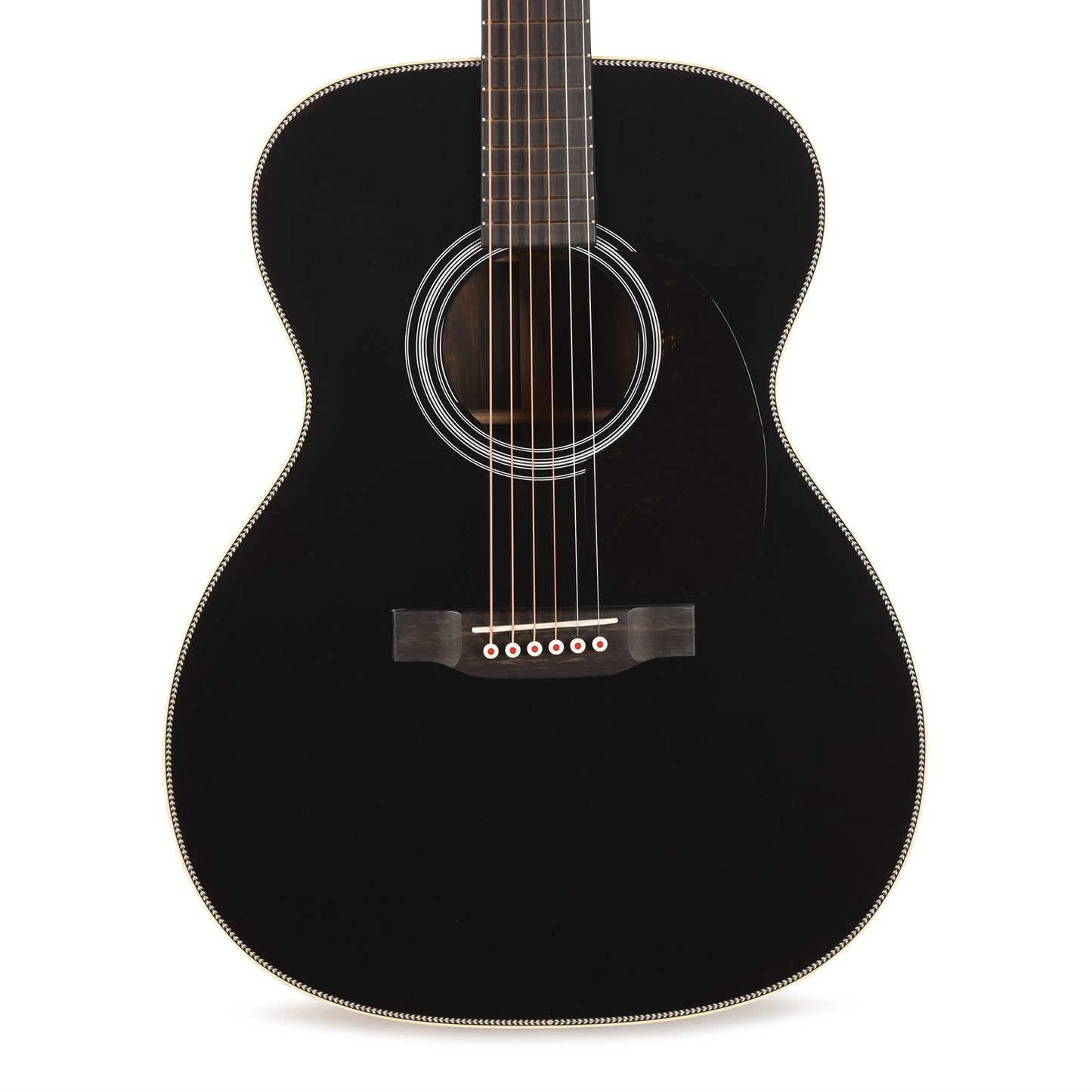 Martin Custom Shop OM-28 Style Auditorium Adirondack Spruce VTS/Ziricote Black Top