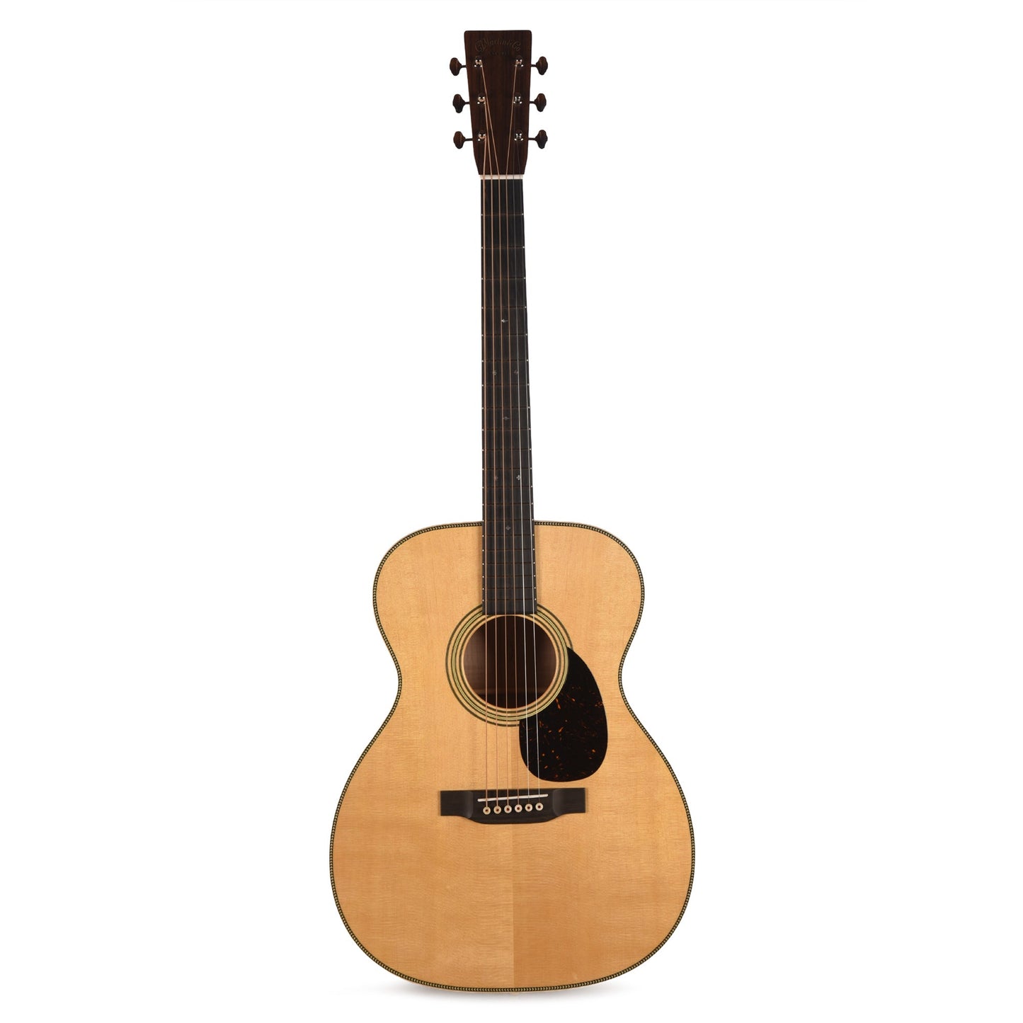Martin Custom Shop OM-28 Style Auditorium Spruce/Pacific Big Leaf Flamed Maple Natural w/1935 Burst Back & Sides