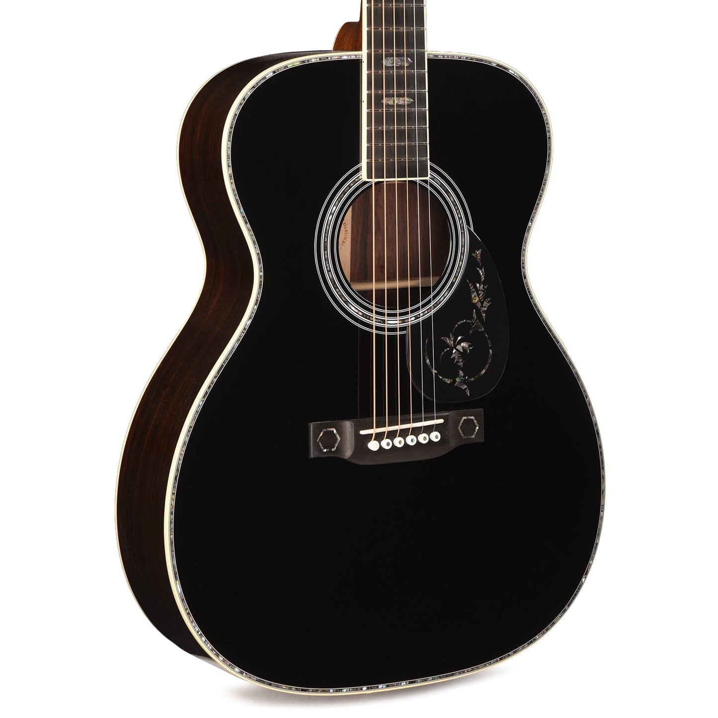 Martin Custom Shop OM-41 Style Auditorium Spruce/Wild Grain East Indian Rosewood Black Top