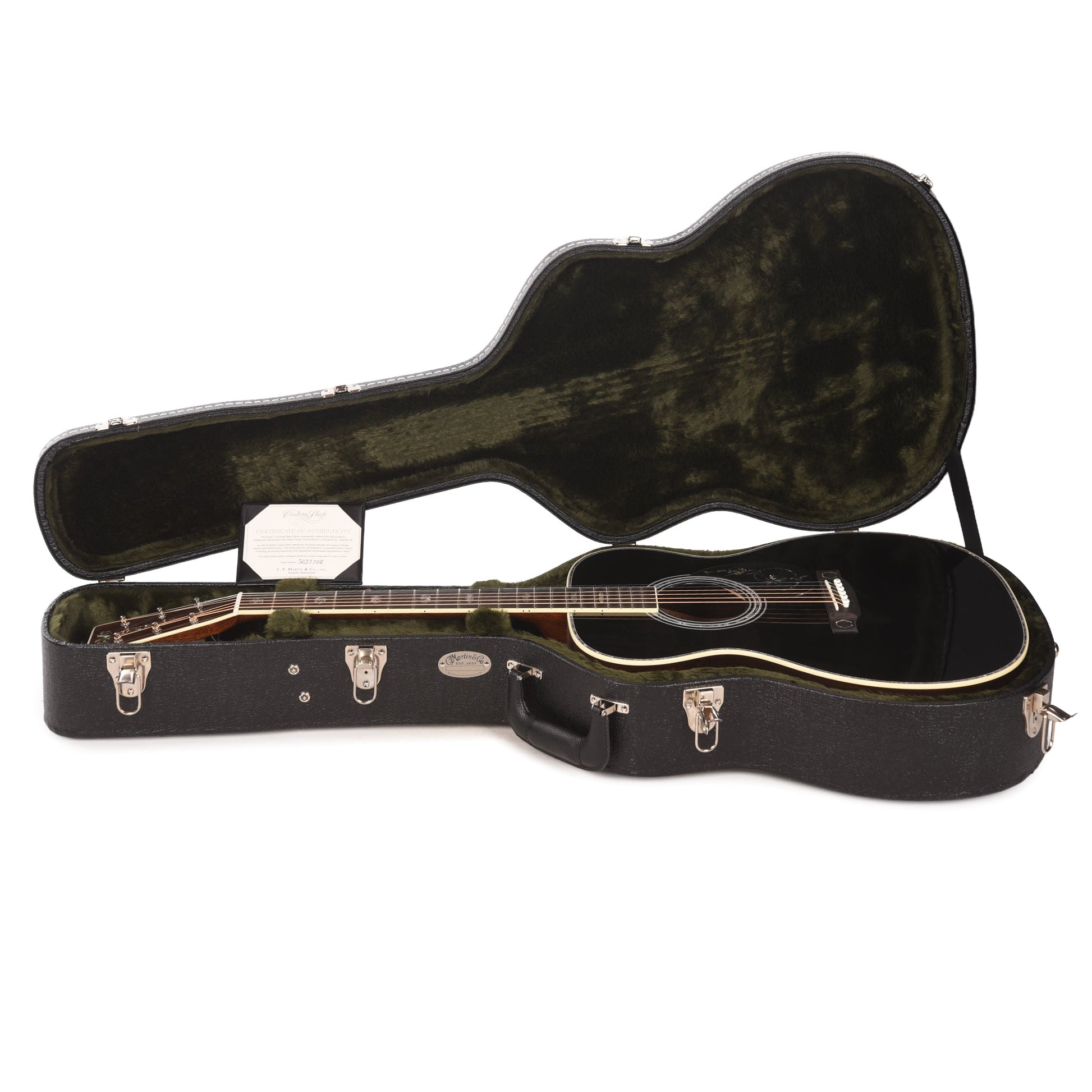 Martin Custom Shop OM-41 Style Auditorium Spruce/Wild Grain East Indian Rosewood Black Top