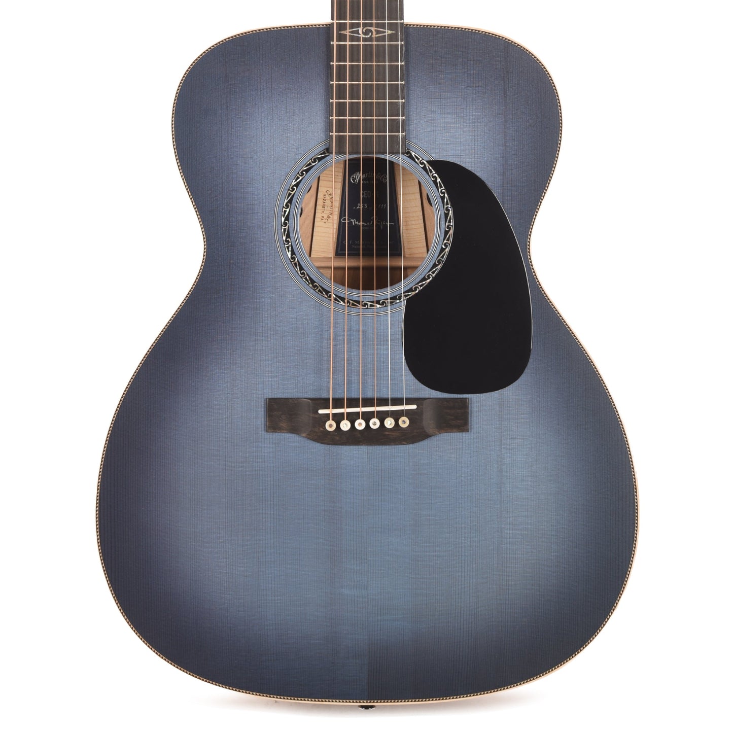 Martin Limited Edition CEO-11 European Spruce/White Oak New Horizons Blue Burst