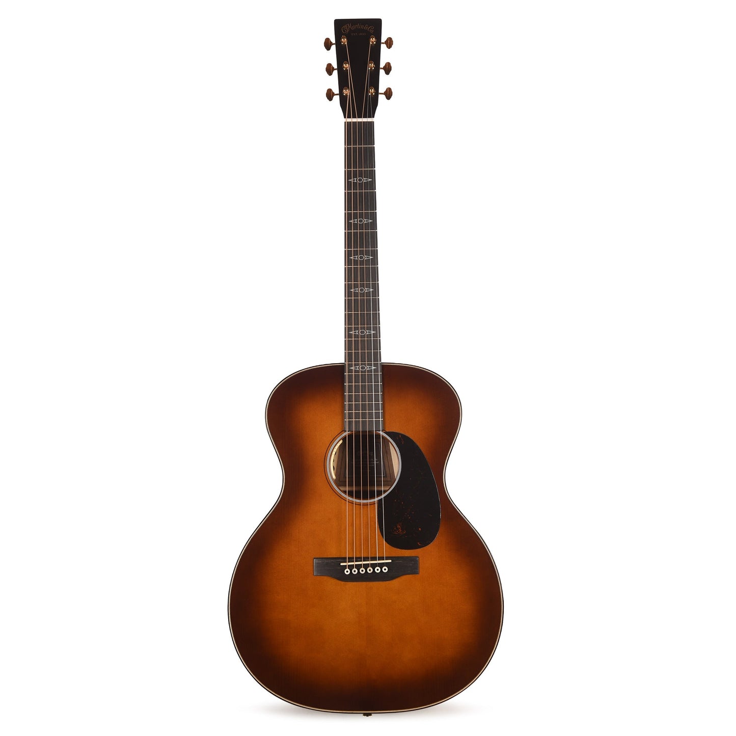 Martin Certified Wood Series GPE Inception Maple Cutaway European Spruce/Flamed Maple Amber Fade Sunburst
