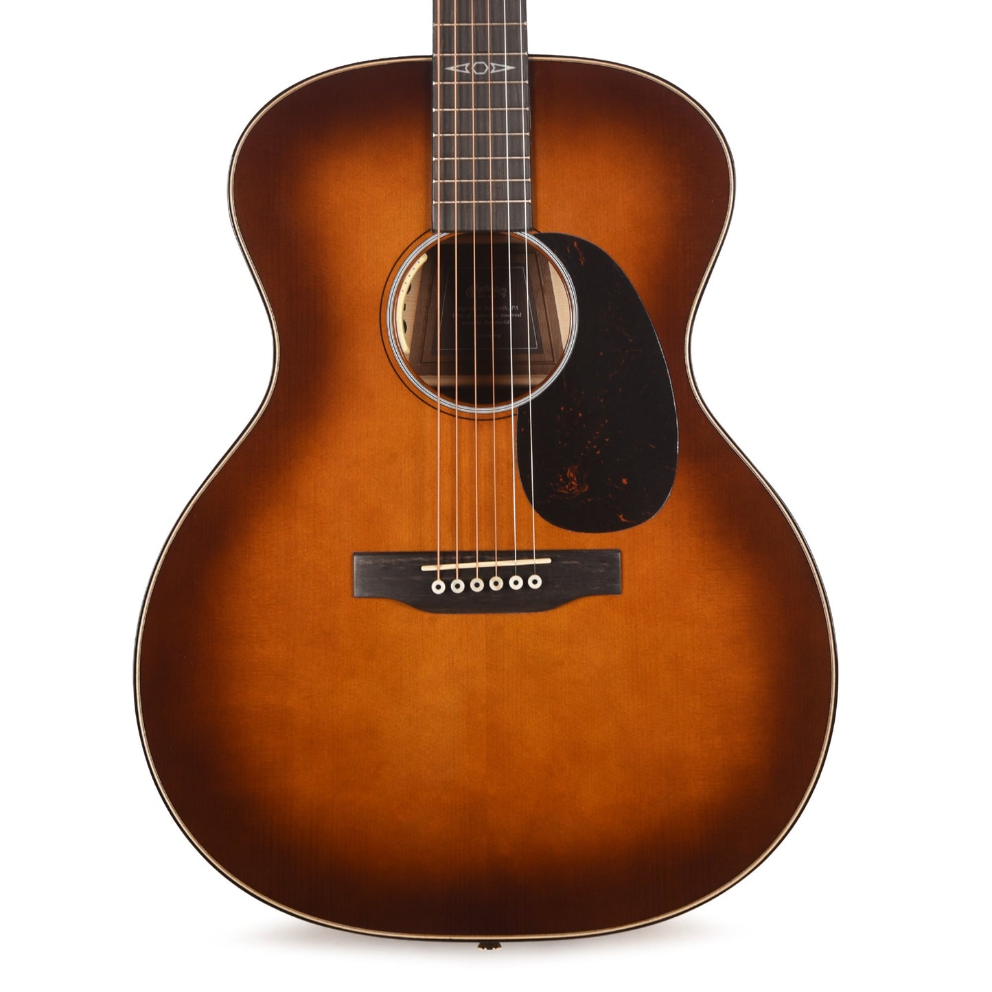 Martin Certified Wood Series GPE Inception Maple Cutaway European Spruce/Flamed Maple Amber Fade Sunburst