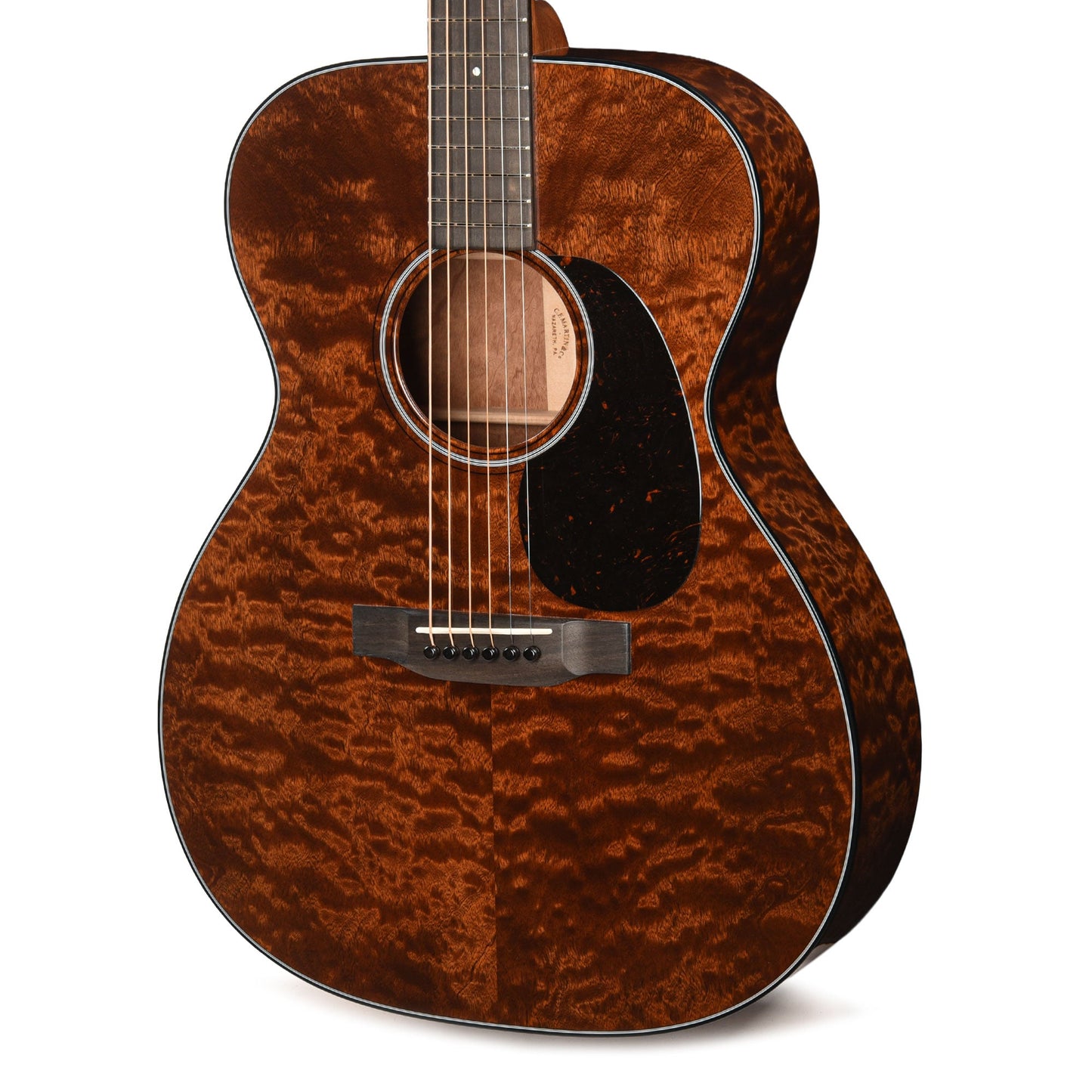 Martin Custom Shop OM-18 Style Auditorium Quilted Pommele Sapele/Quilted Pommele Sapele Natural