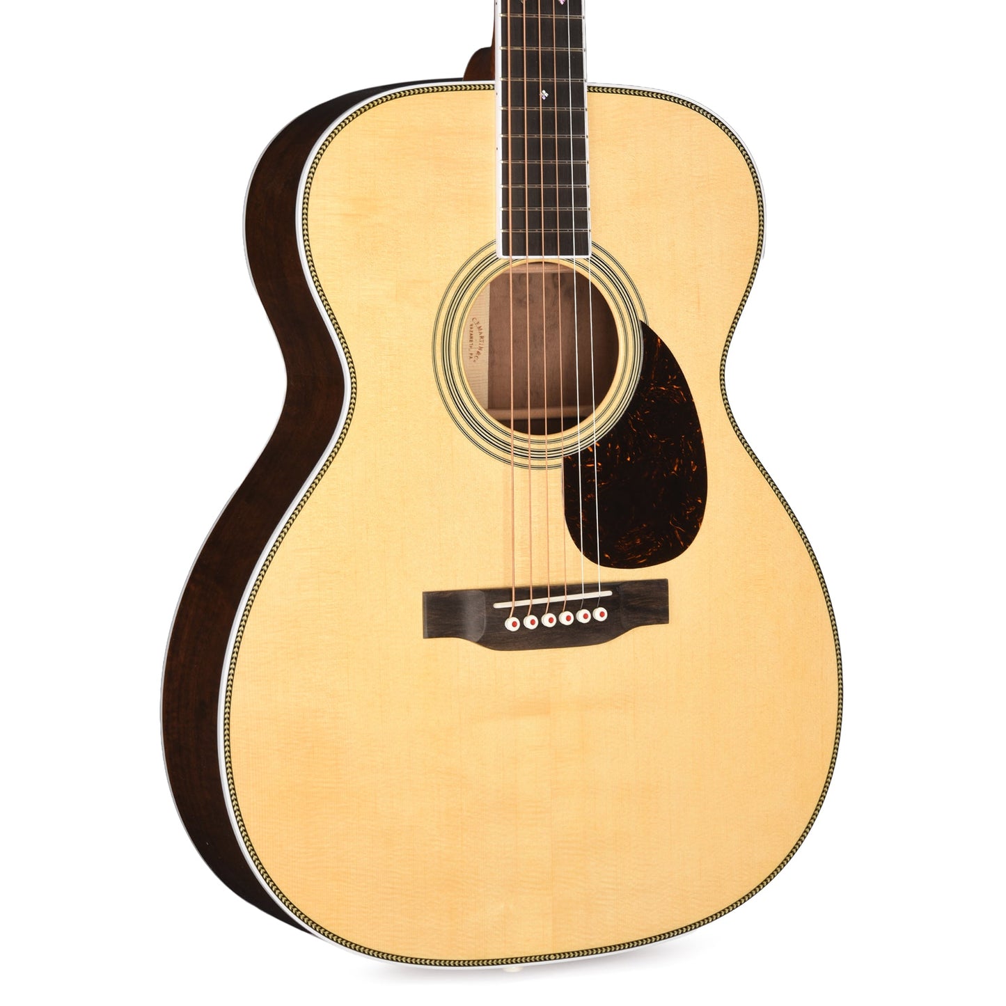 Martin Custom Shop OM-28 Style Auditorium Engelmann Spruce/Bastogne Walnut Natural Aging Toner