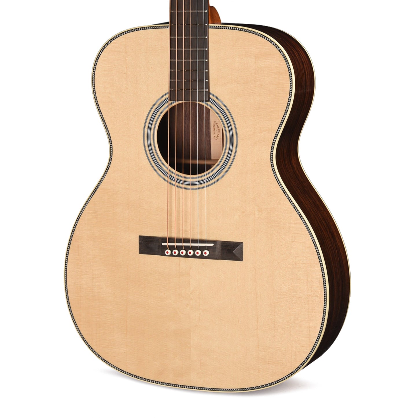 Martin Custom Shop OM-28 Style Auditorium Engelmann Spruce/Wild Grain East Indian Rosewood Natural