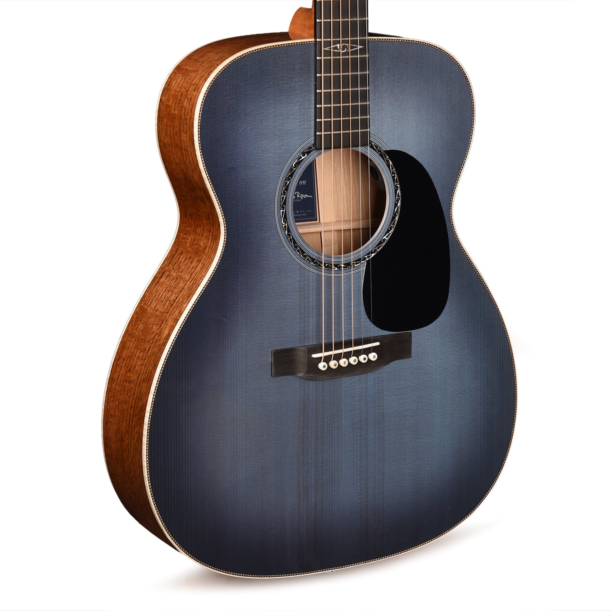 Martin Limited Edition CEO-11 European Spruce/White Oak New Horizons Blue Burst