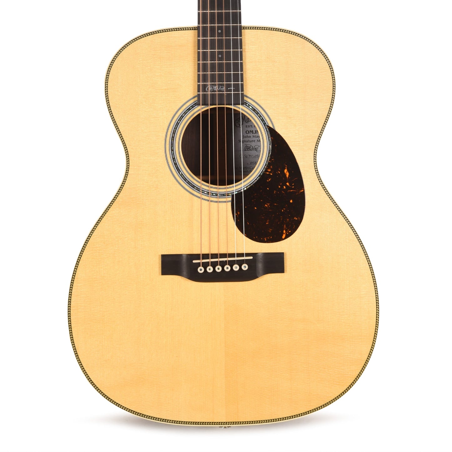 Martin OMJM John Mayer Signature Engelmann Spruce/Rosewood Antique Toner Natural