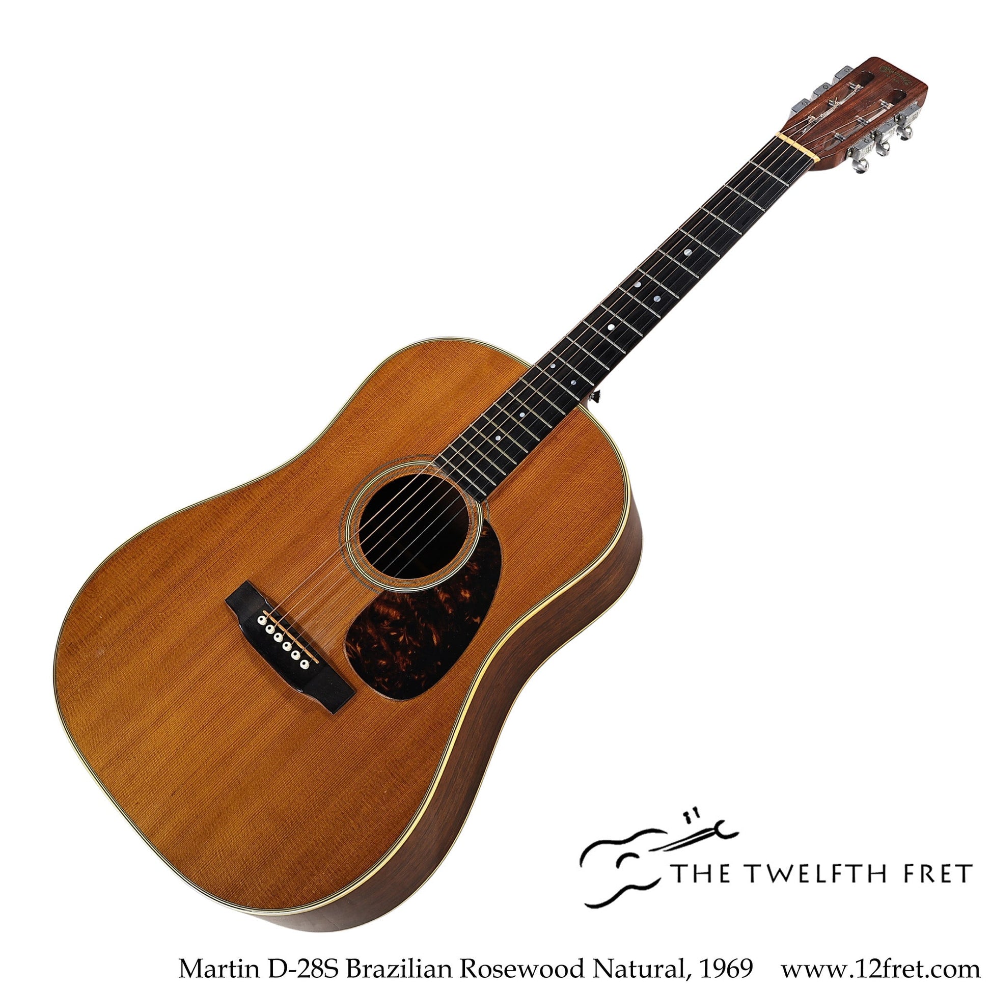 Martin D-28S Brazilian Rosewood Natural, 1969  [USED]