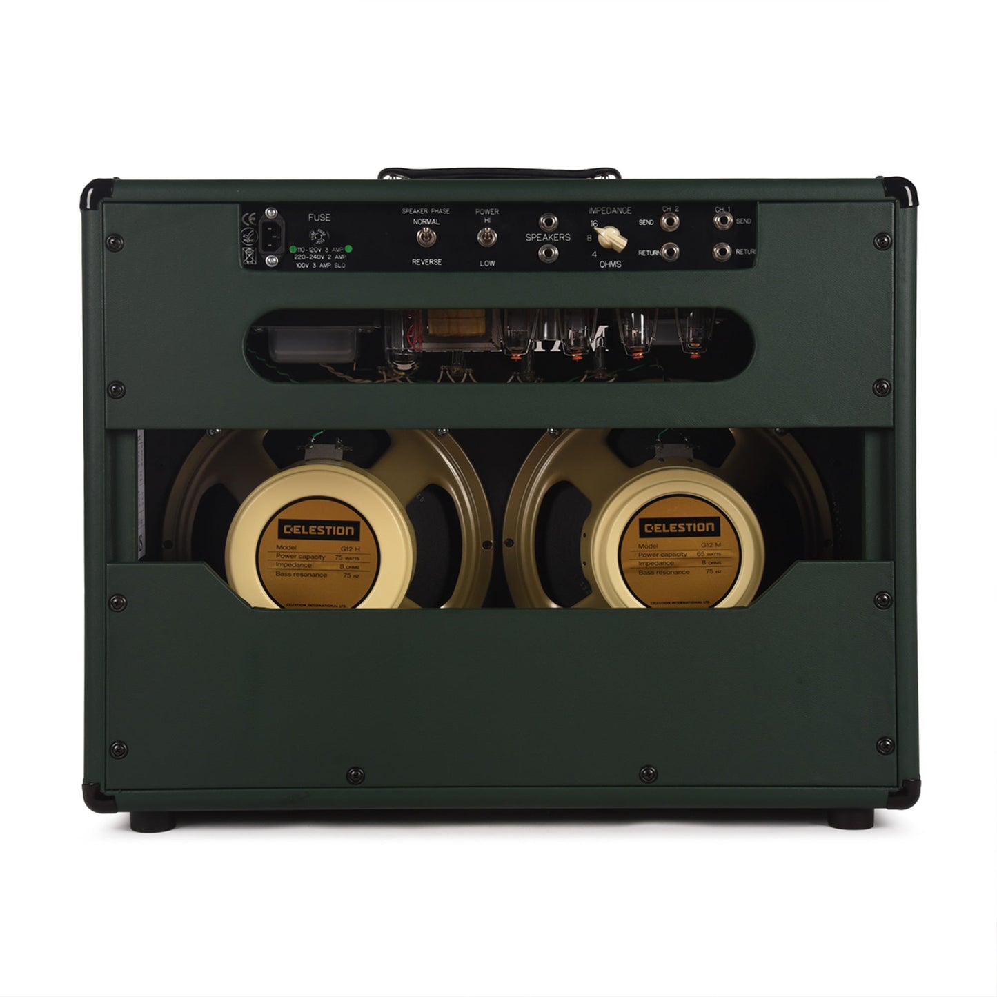 Matchless DC-30 2x12" 30W Combo Green w/ Green Front Panel & Gold Grille