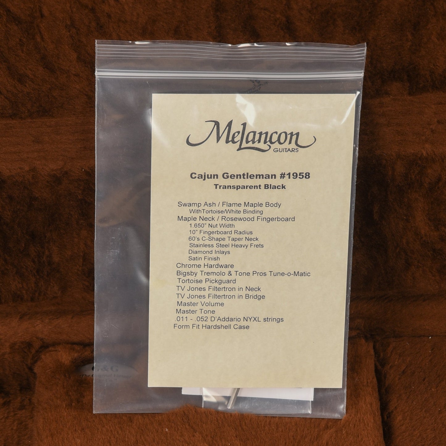 Melancon Custom T-Style Electric - John Oates