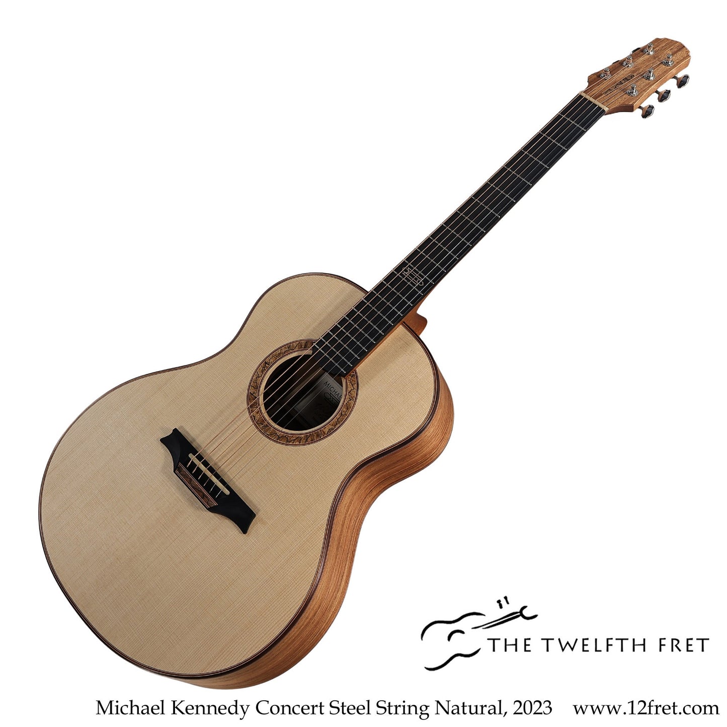 Michael Kennedy Concert Steel String Acoustic Guitar Natural, 2023  [USED]