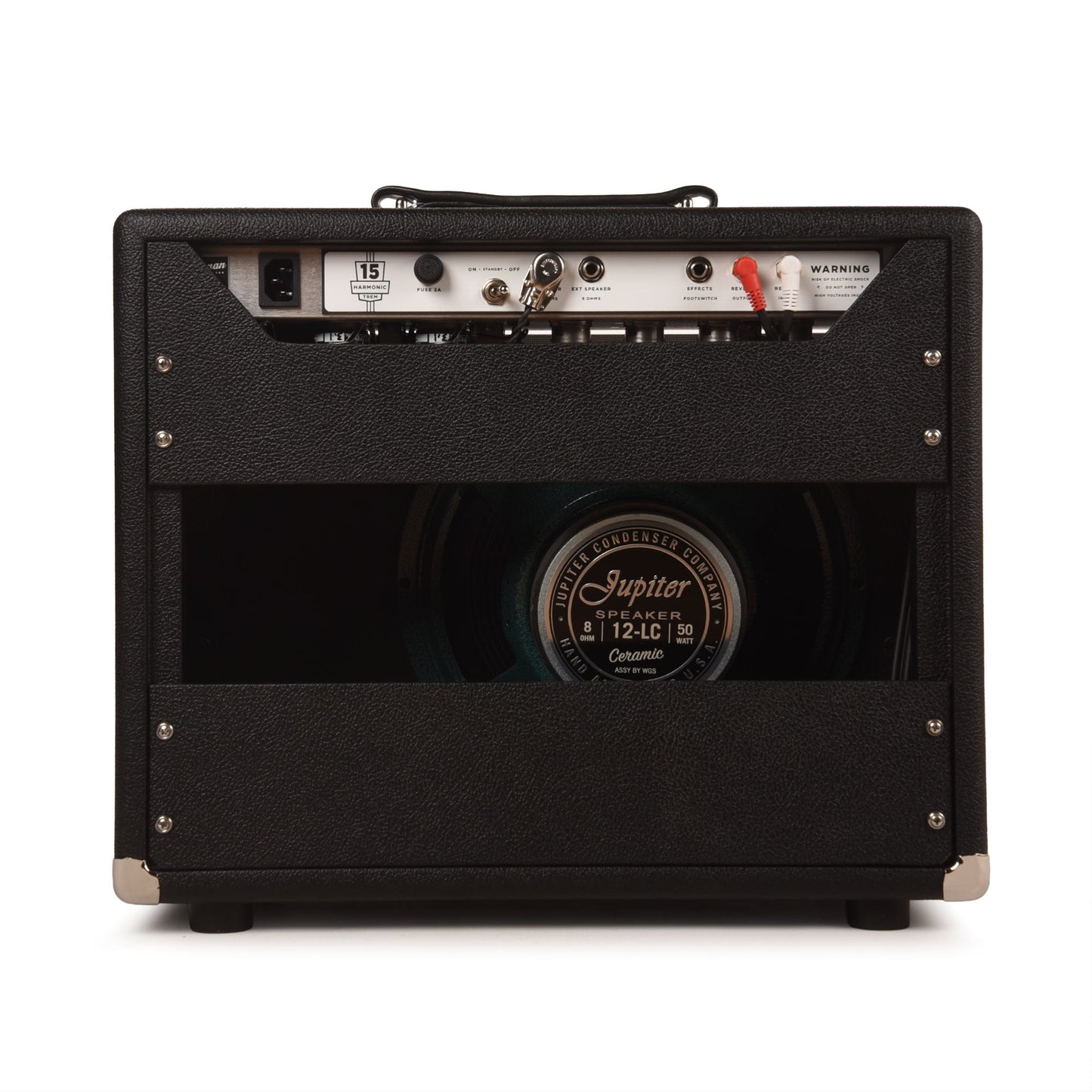 Milkman HT15 Harmonic Tremolo 1x12 Combo 15W w/ Large Ceramic Jupiter Speaker Tuxedo Black Tolex w/ White Grill Cloth
