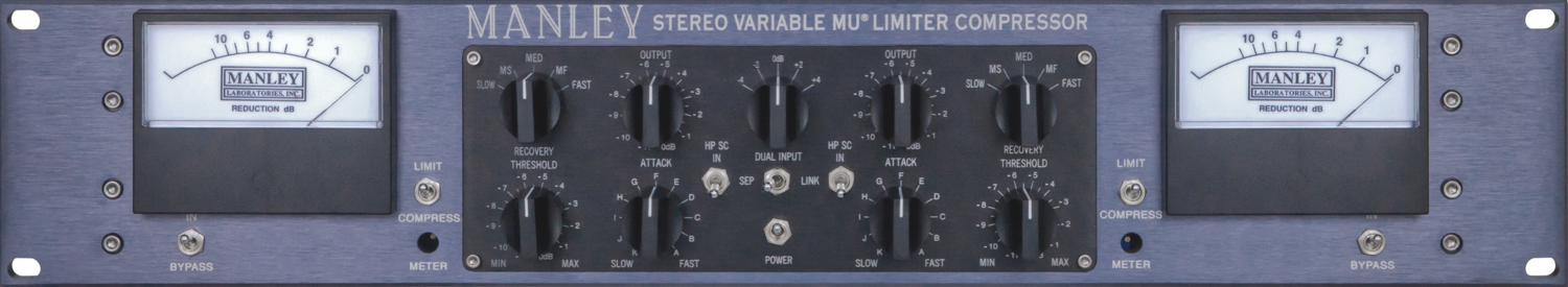 Manley Labs Stereo Variable MU Mastering Version with Mid Side Mod Option