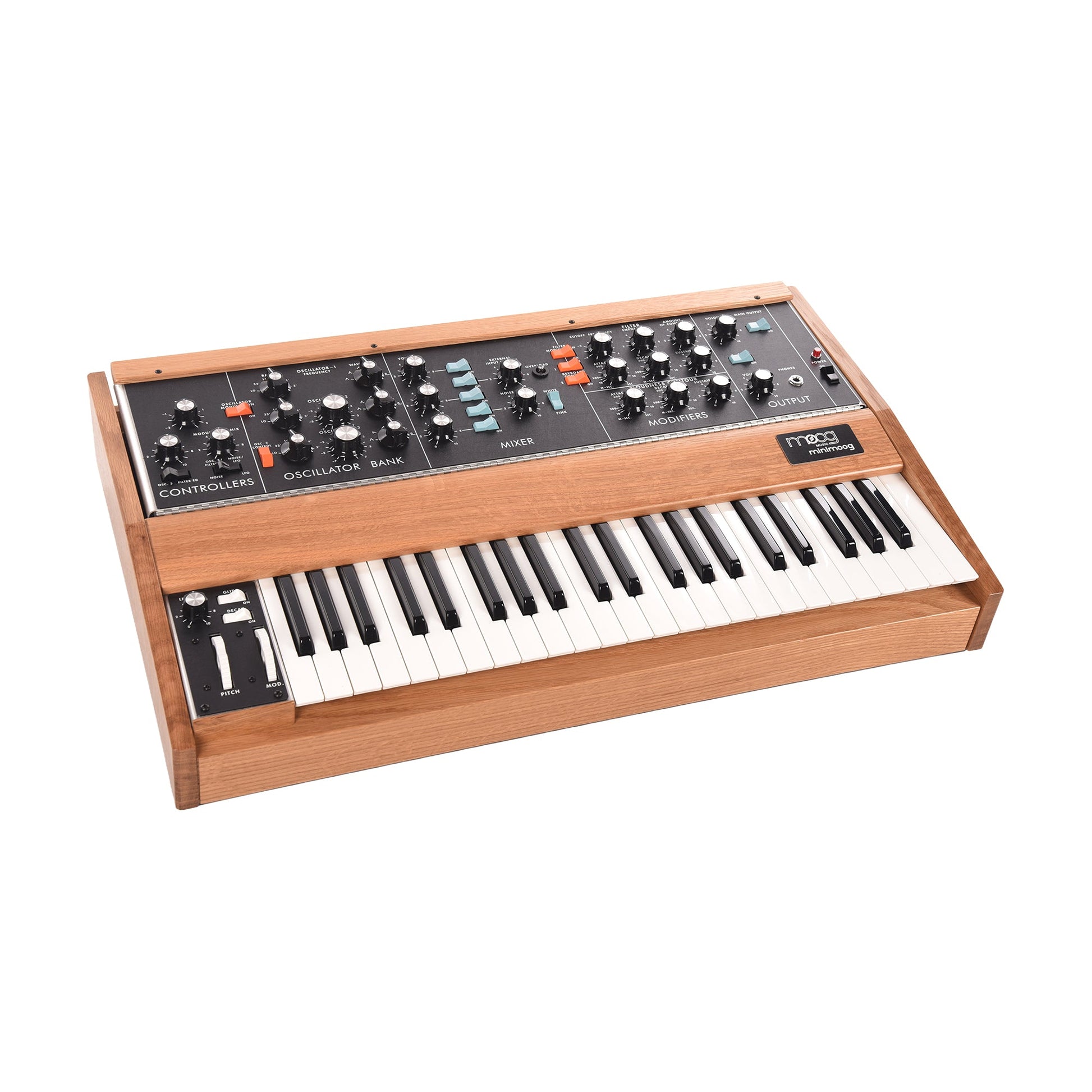 Moog Minimoog Model D Monophonic Analog Synthesizer Bob Moog Limited Edition White Oak