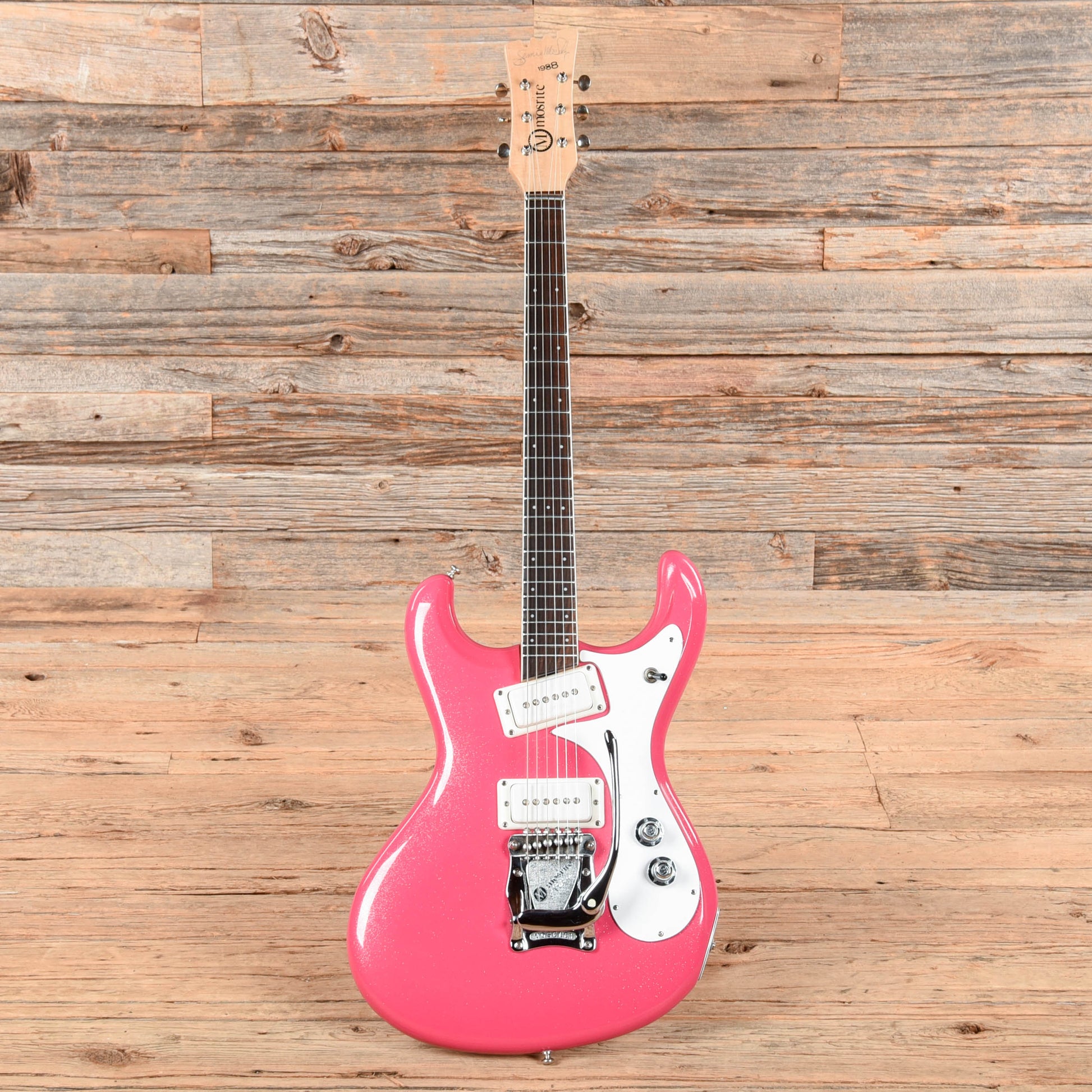 Mosrite V-88 Diamond Bubblegum 1988