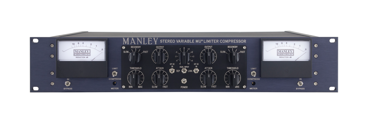 Manley Labs Stereo Variable MU Limiter and Compressor with T-Bar Mod Option