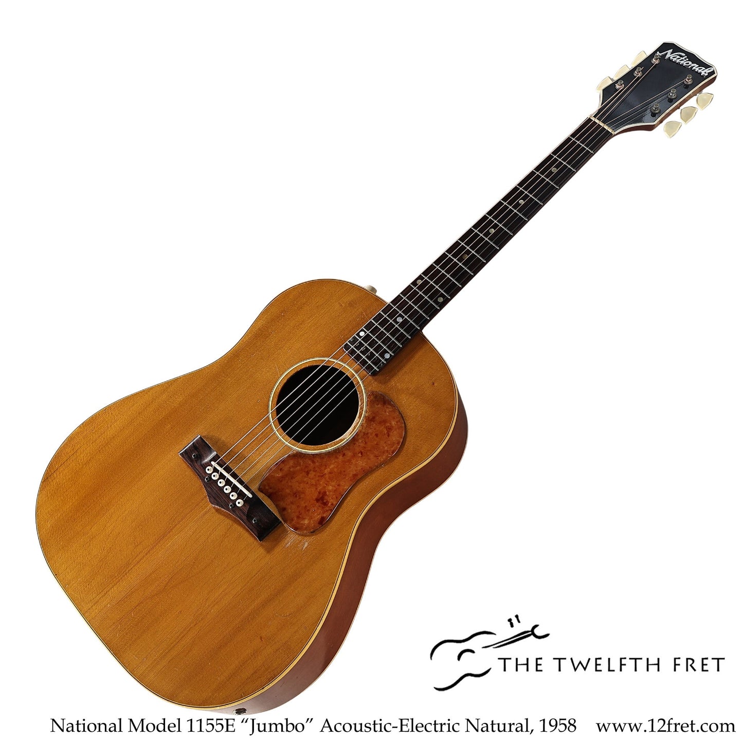 National Model 1155E "Jumbo" Acoustic-Electric Natural, 1958  [USED]