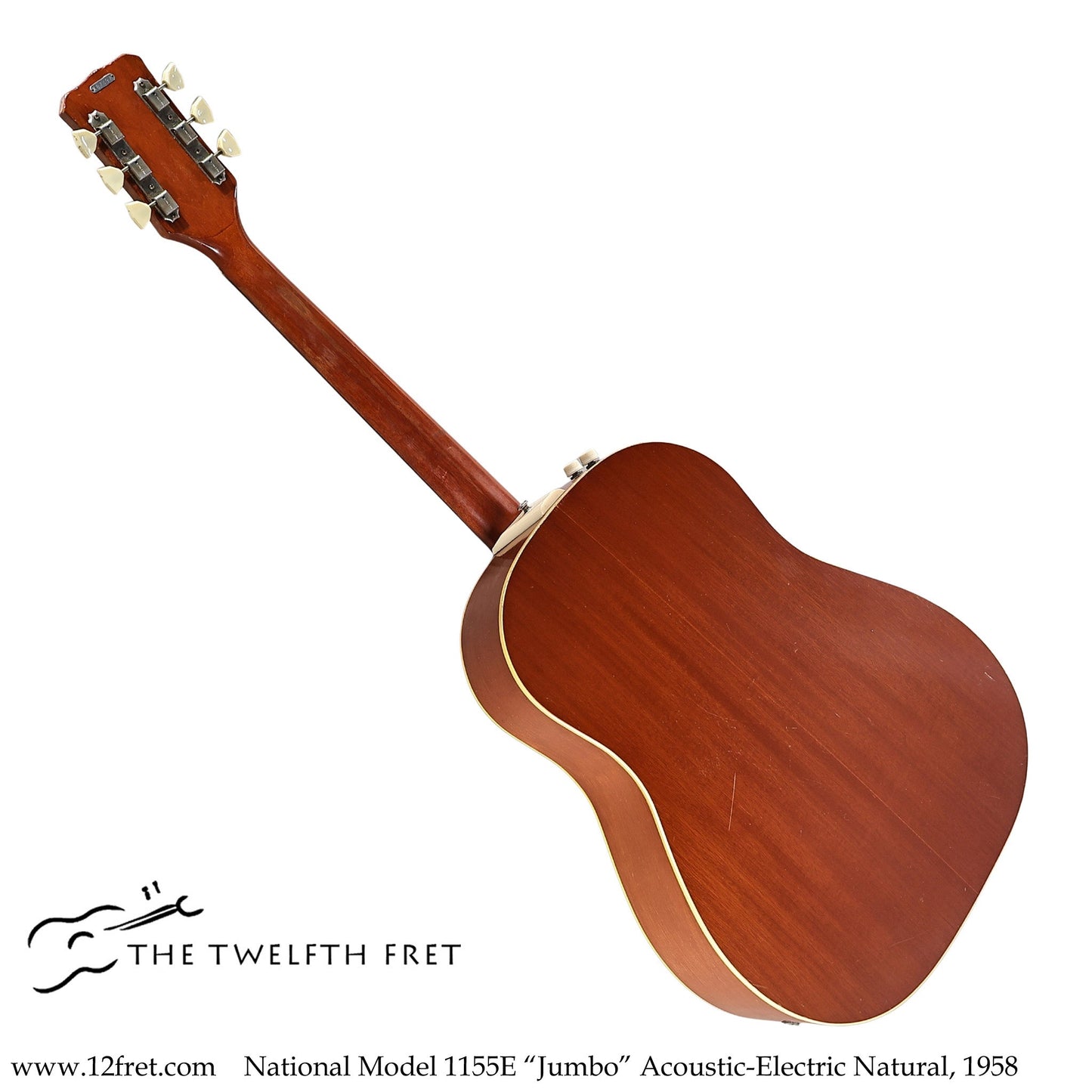 National Model 1155E "Jumbo" Acoustic-Electric Natural, 1958  [USED]