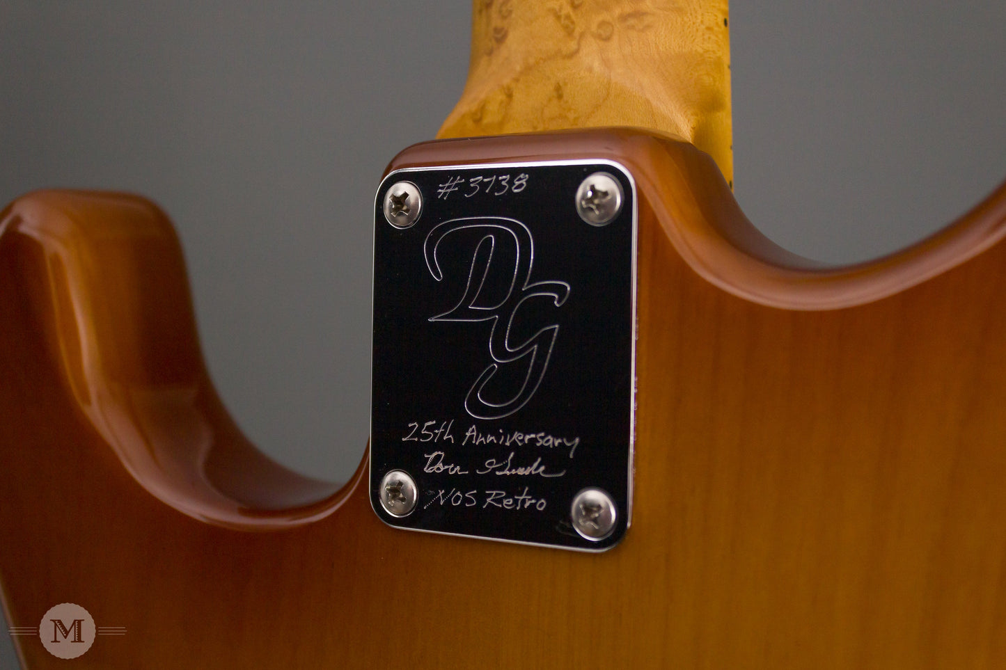Don Grosh Electric Guitars - NOS Retro - Vintage Maple Burst 25th Anniversary