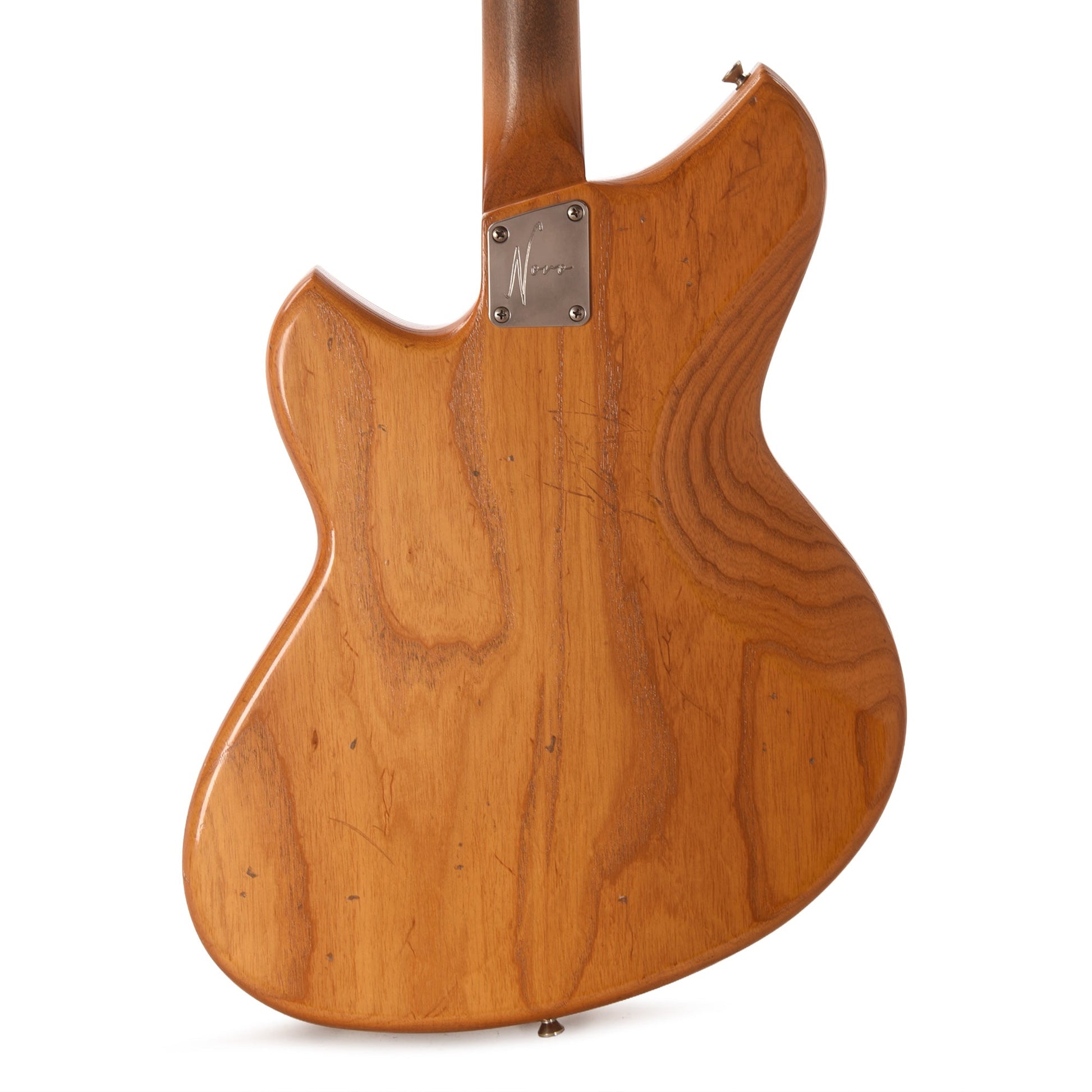 Novo Dealer Limited Miris J HH Pelham Burst Light Distress w/ Amber Back & Sides & Lollar Low Wind Imperial Humbuckers