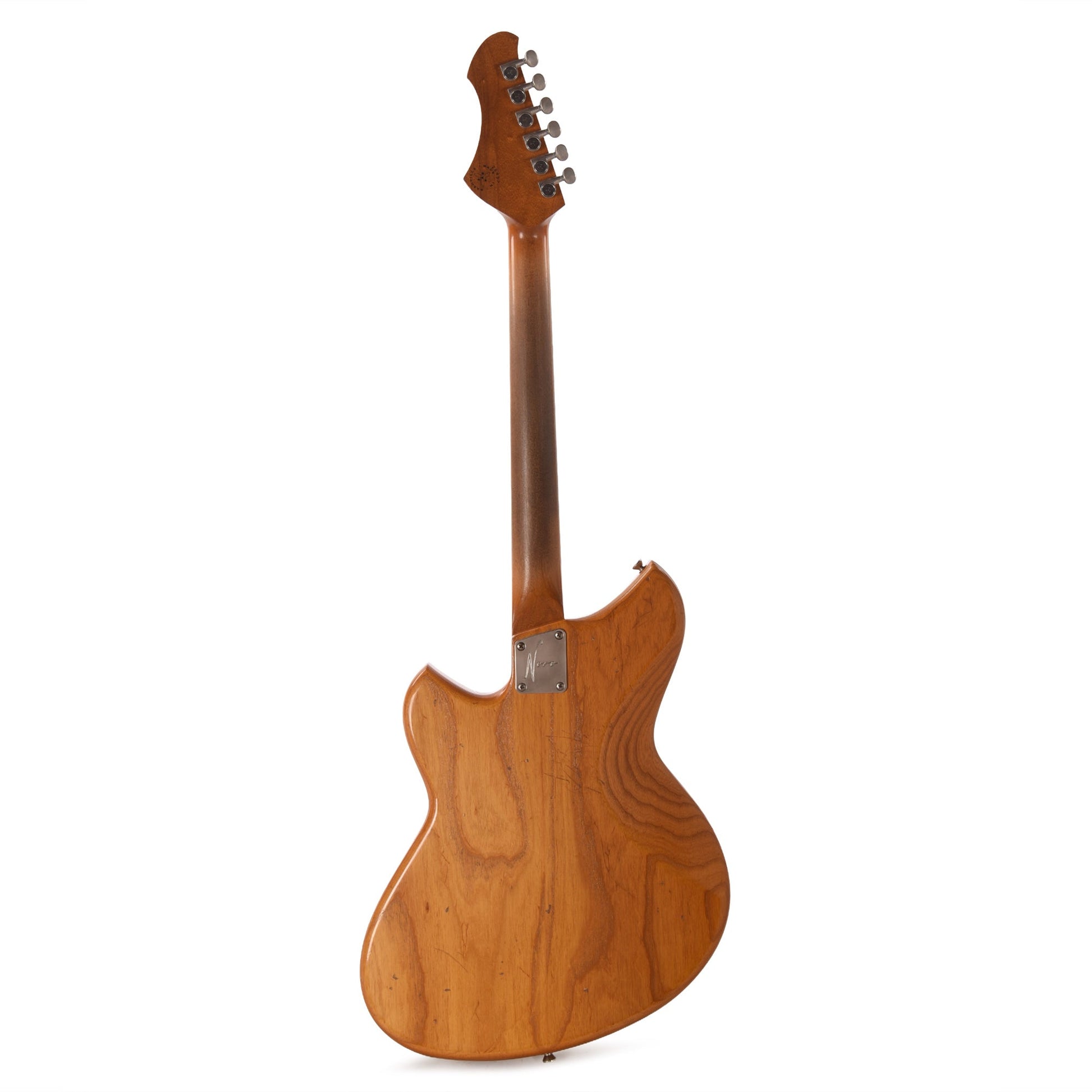 Novo Dealer Limited Miris J HH Pelham Burst Light Distress w/ Amber Back & Sides & Lollar Low Wind Imperial Humbuckers