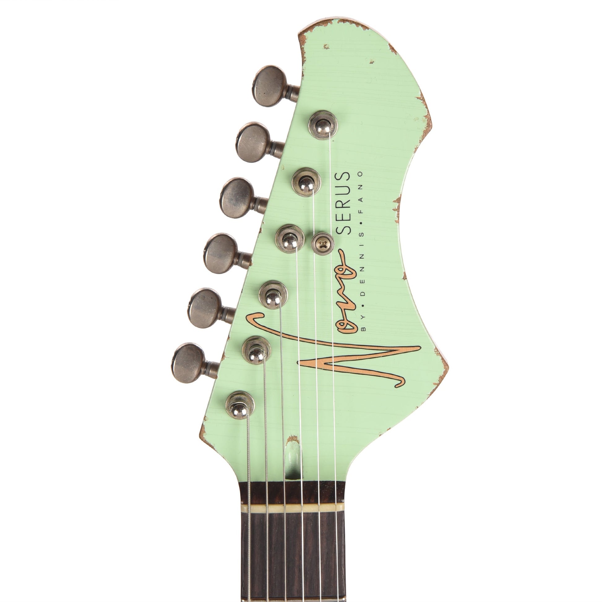 Novo Dealer Limited Serus J Surf Green over '64 3-Tone Burst Medium Distress w/Fralin P-90s