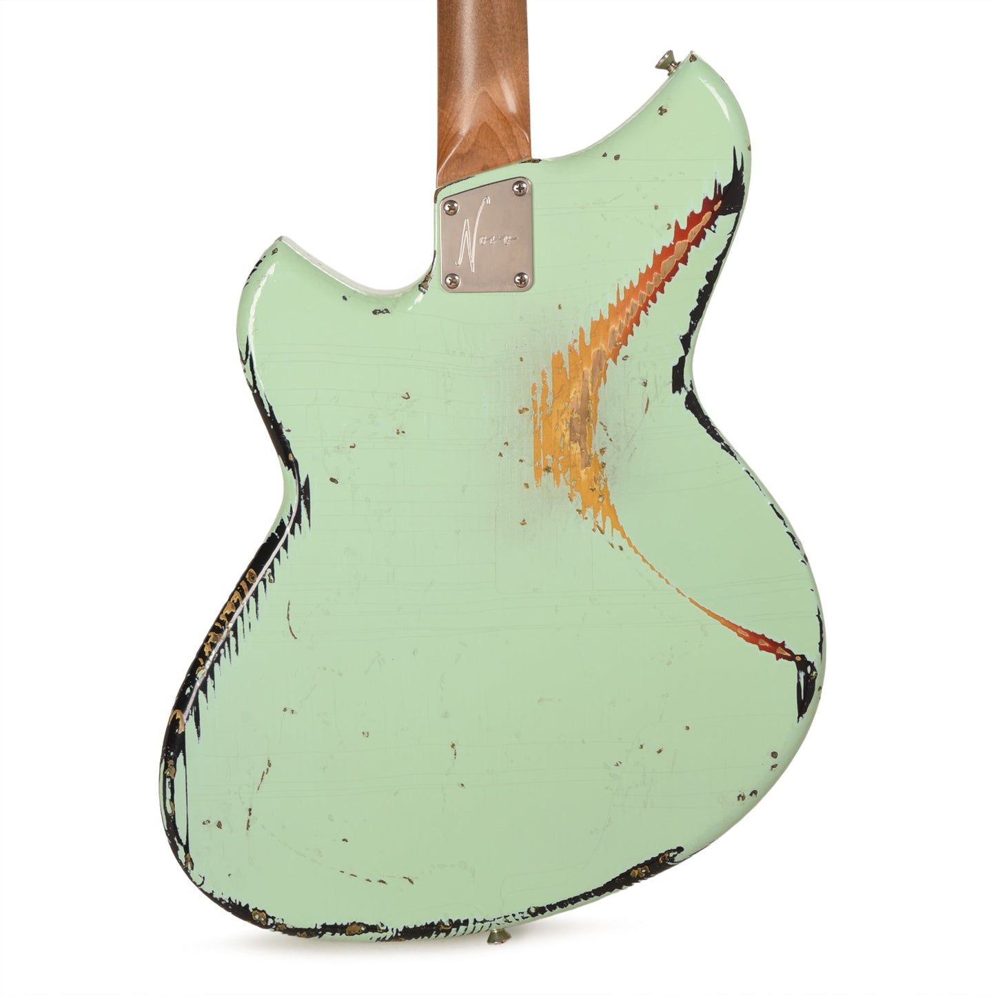 Novo Dealer Limited Serus J Surf Green over '64 3-Tone Burst Medium Distress w/Fralin P-90s