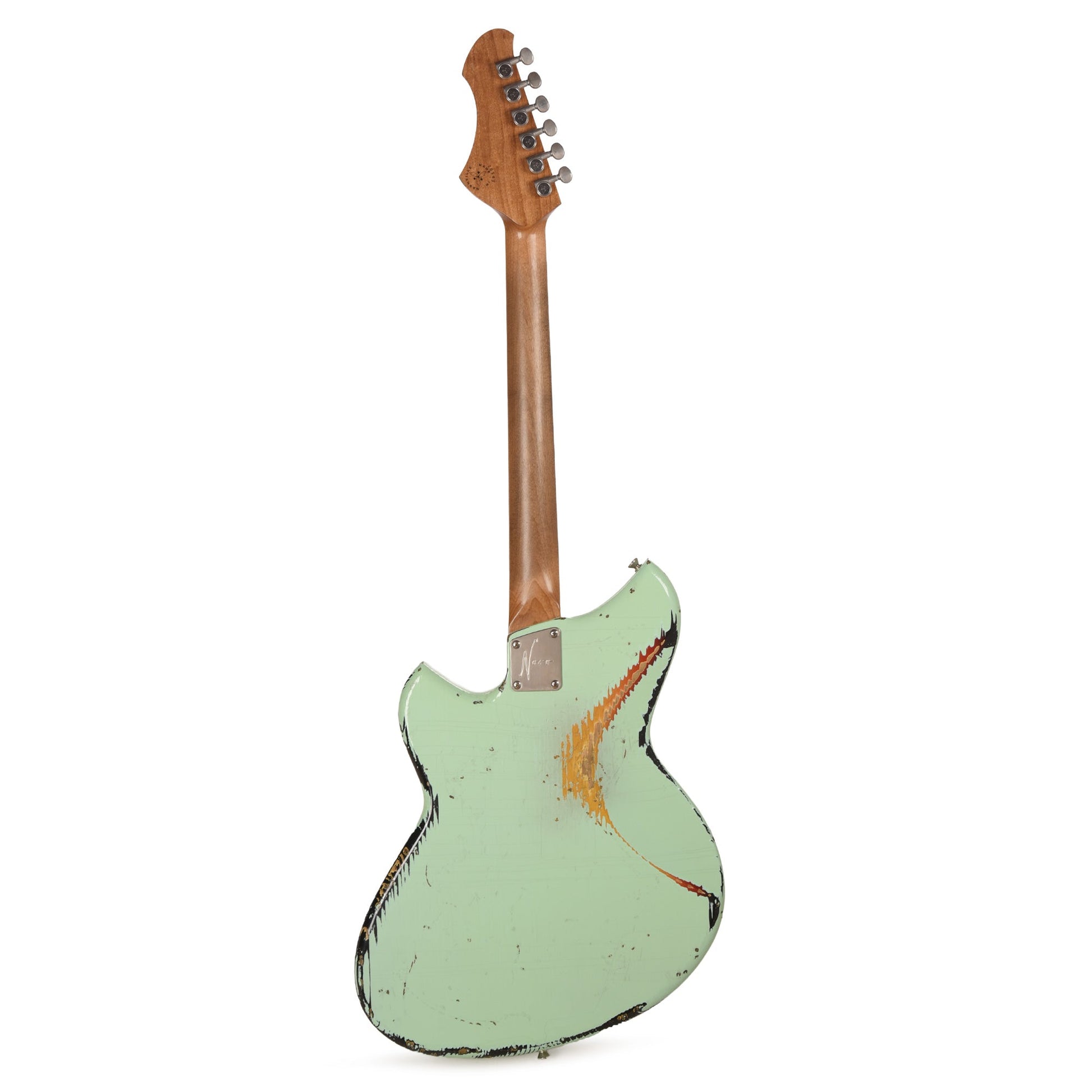 Novo Dealer Limited Serus J Surf Green over '64 3-Tone Burst Medium Distress w/Fralin P-90s