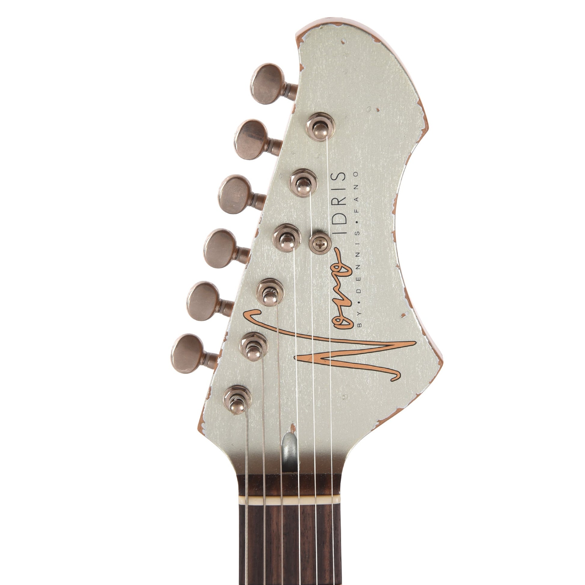 Novo Idris HSS Ice Blue Metallic Over '64 3-Tone Burst Medium Distress w/ Fralin Modern PAF & Vintage Hot Strat Pickups