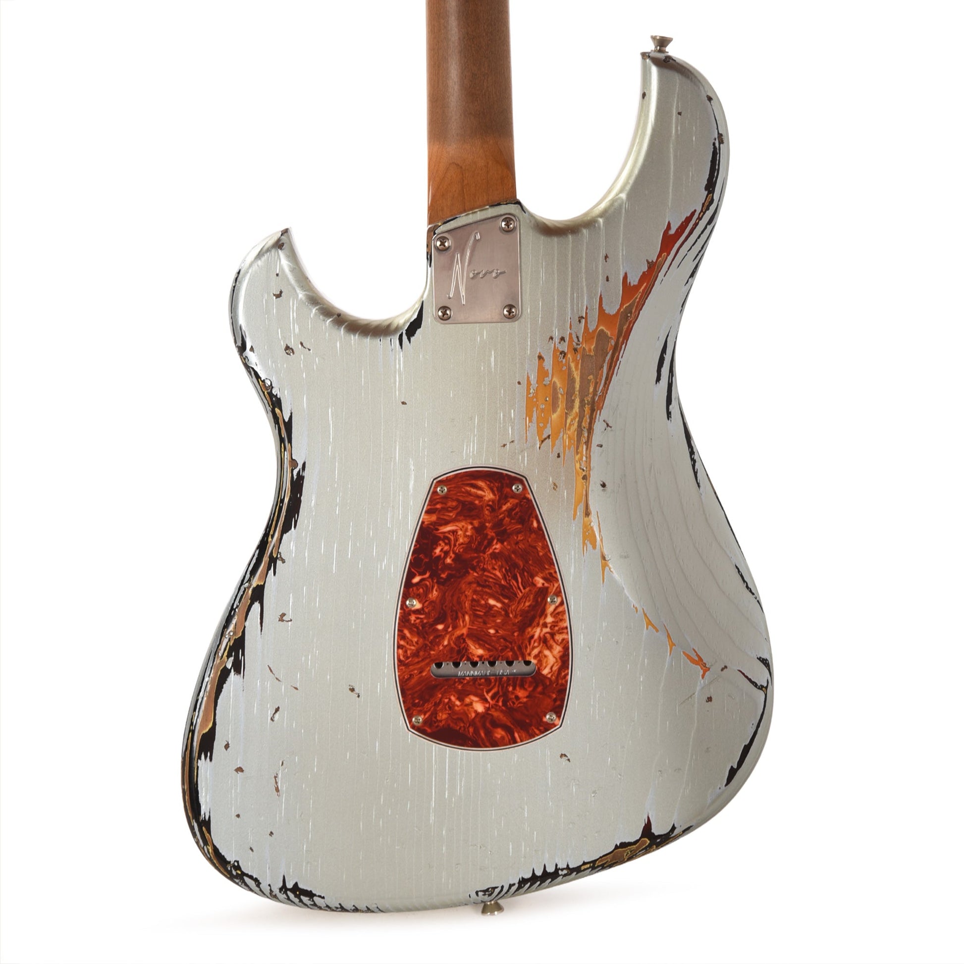 Novo Idris HSS Ice Blue Metallic Over '64 3-Tone Burst Medium Distress w/ Fralin Modern PAF & Vintage Hot Strat Pickups