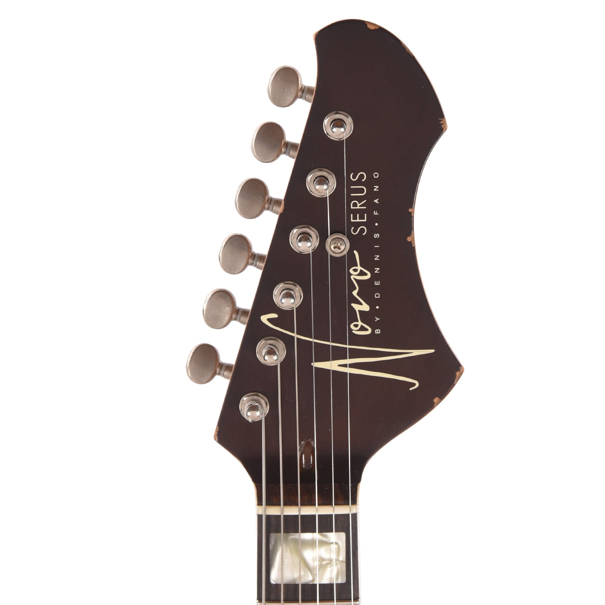 Novo Serus J Amber Burst Light Distress w/ Fralin P-90 Pickups