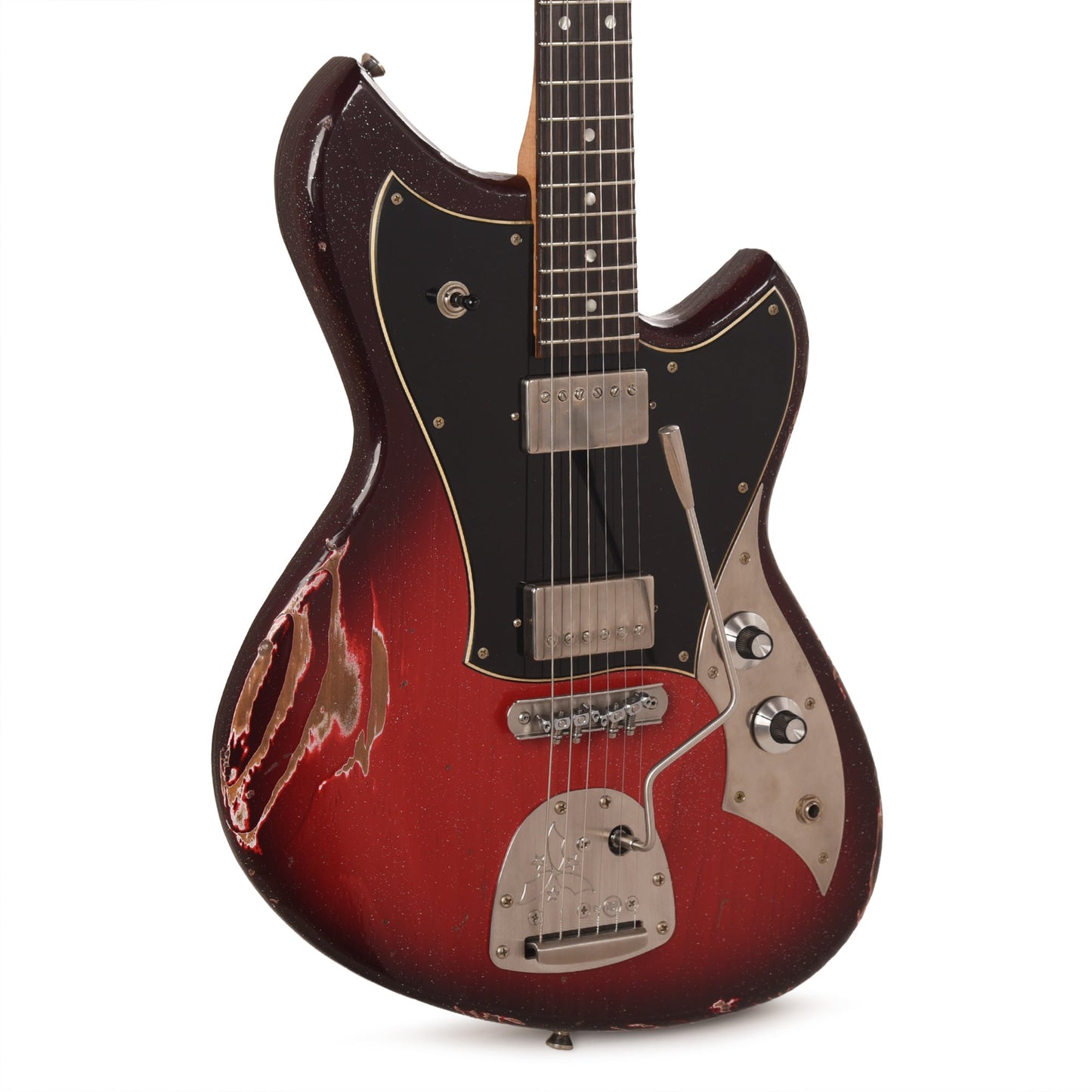 Novo Serus J HH Silvertone Burst Medium Distress w/ Fralin Modern PAF Pickups