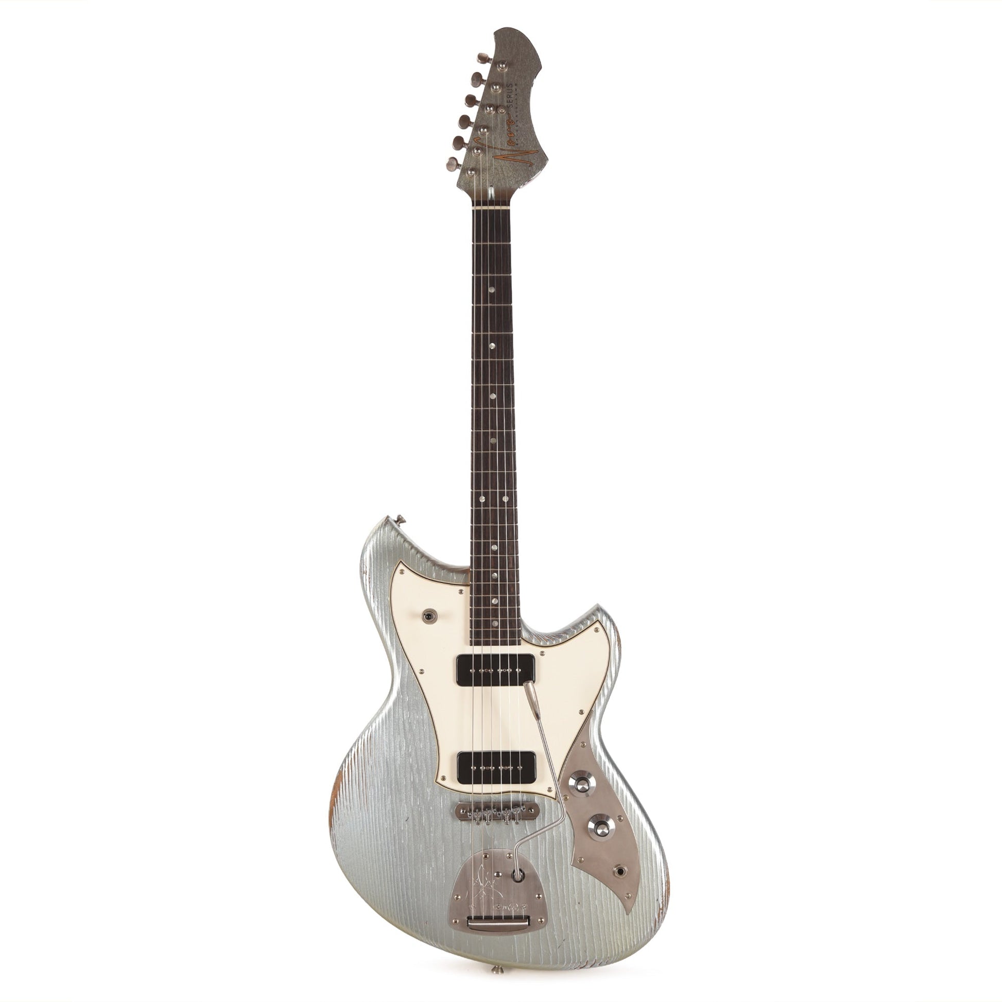 Novo Serus J Ice Blue Metallic Medium Distress w/ Fralin P-90 Pickups