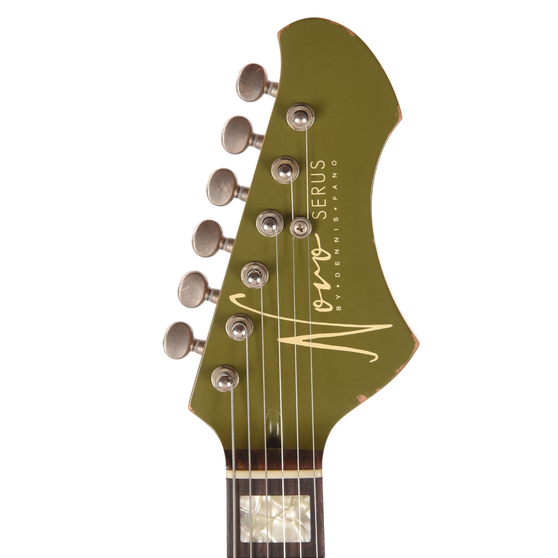 Novo Serus J Uffington Green Light Distress w/ Fralin P-90 Pickups