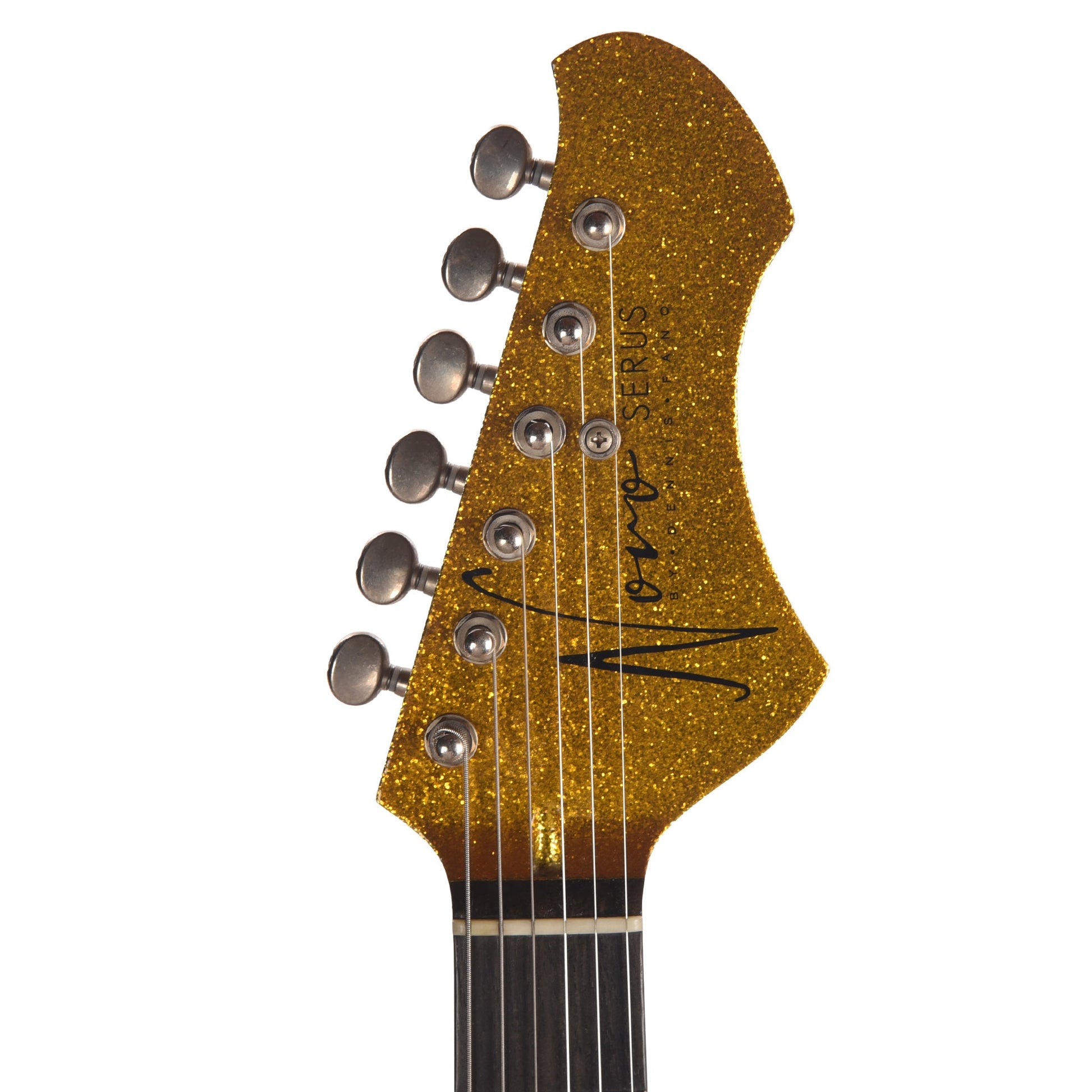 Novo Serus J Your Gold Dress Sparkle Extra Light Distress w/ Fralin P-90 Pickups