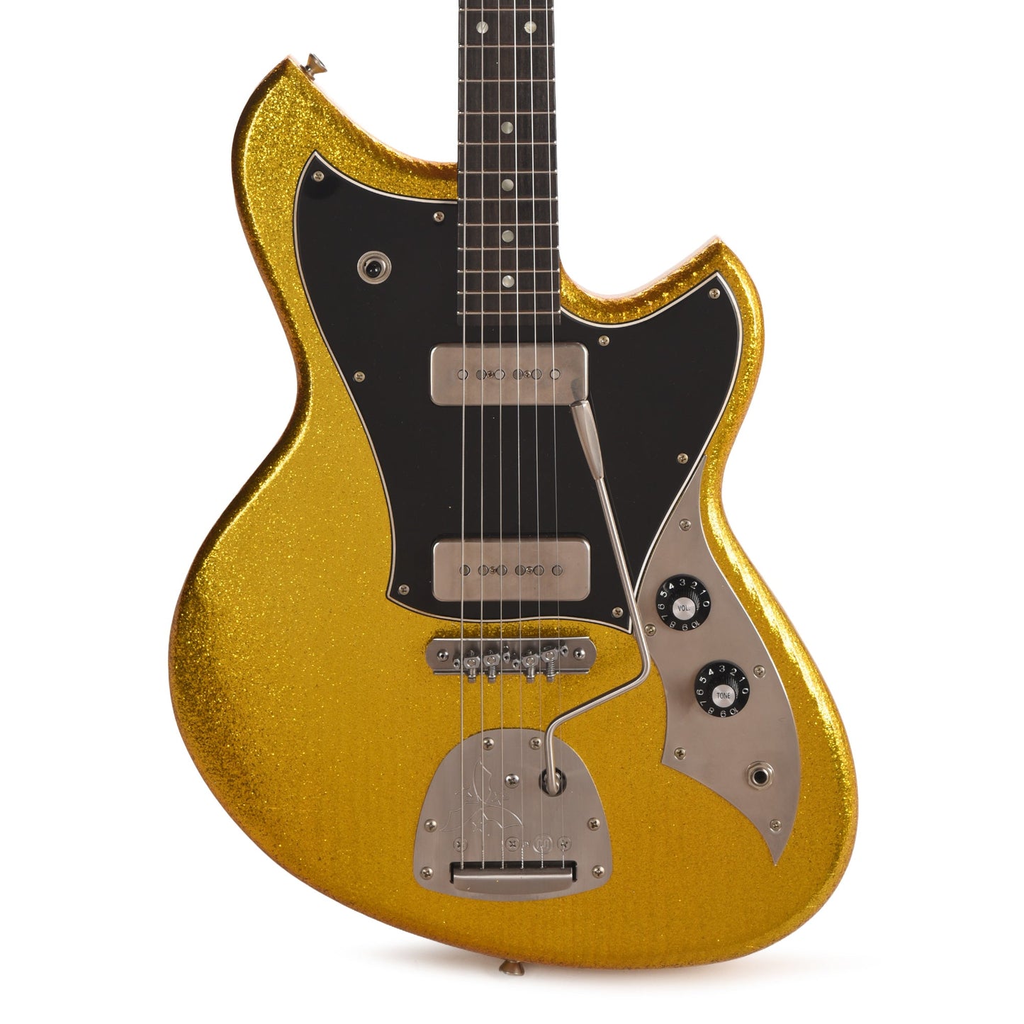 Novo Serus J Your Gold Dress Sparkle Extra Light Distress w/ Fralin P-90 Pickups