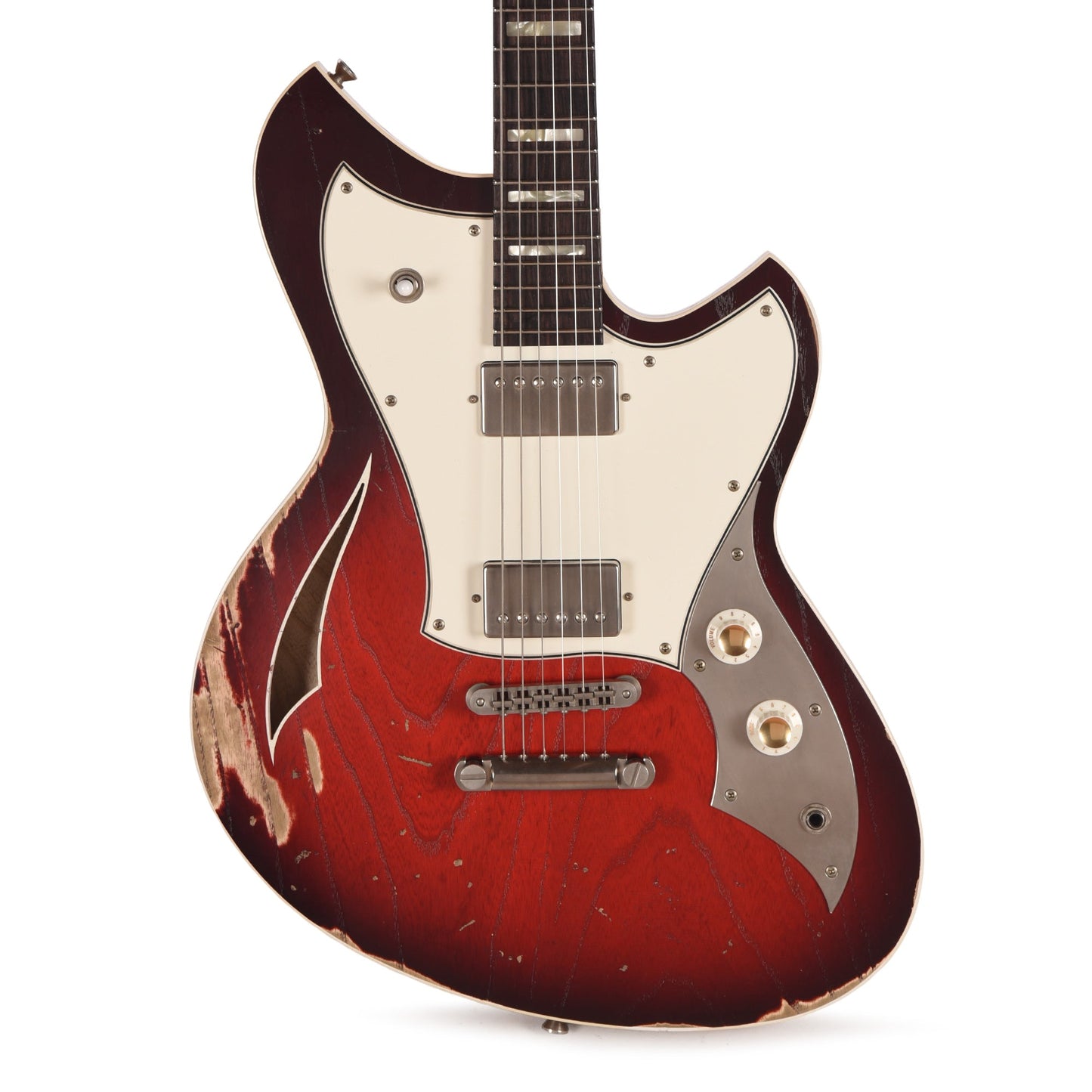 Novo Miris H2 Harmony Burst Medium Distress w/ Fralin Pure PAF Pickups